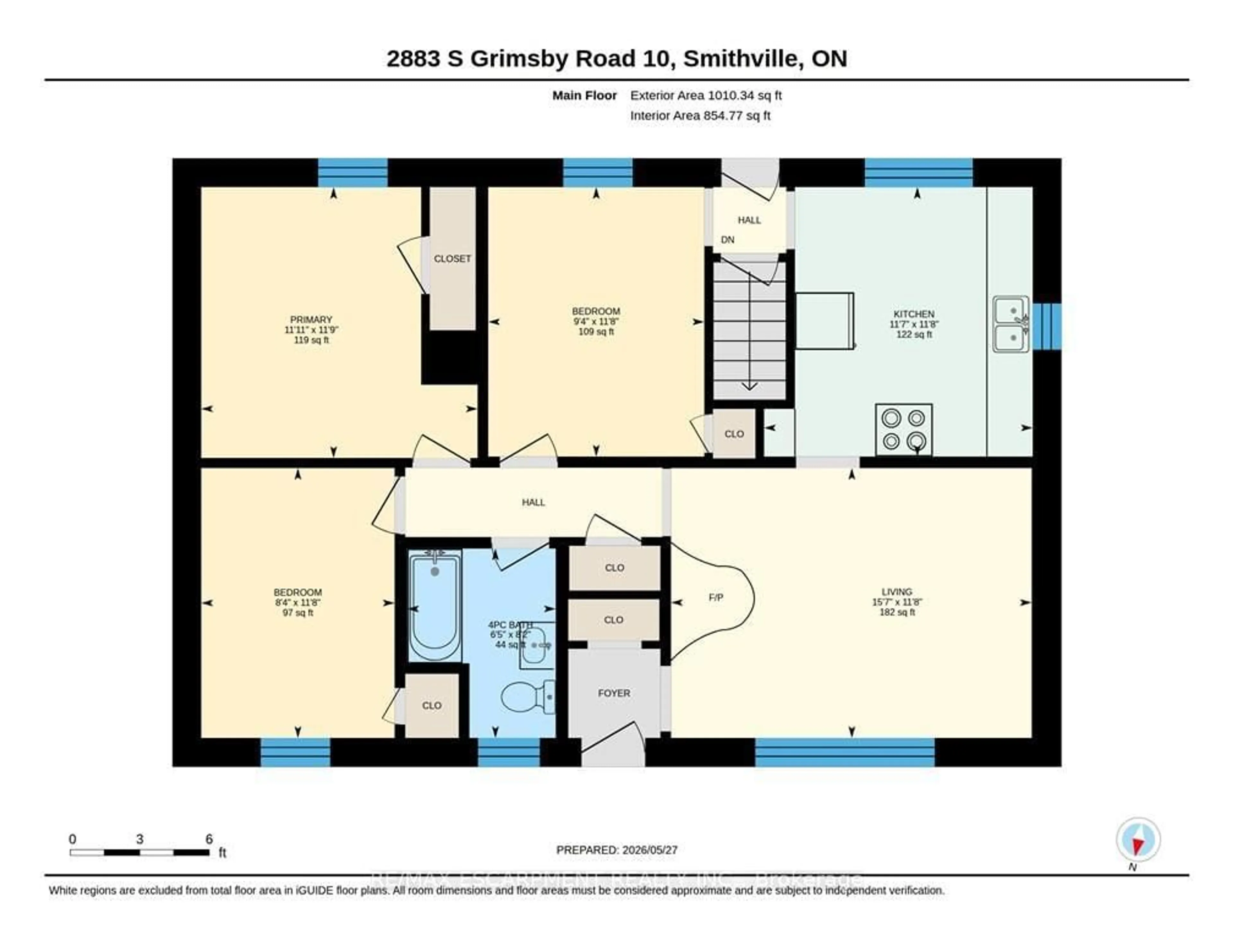 Floor plan for 2883 South Grimsby Rd 10, Grimsby Ontario L0R 2A0