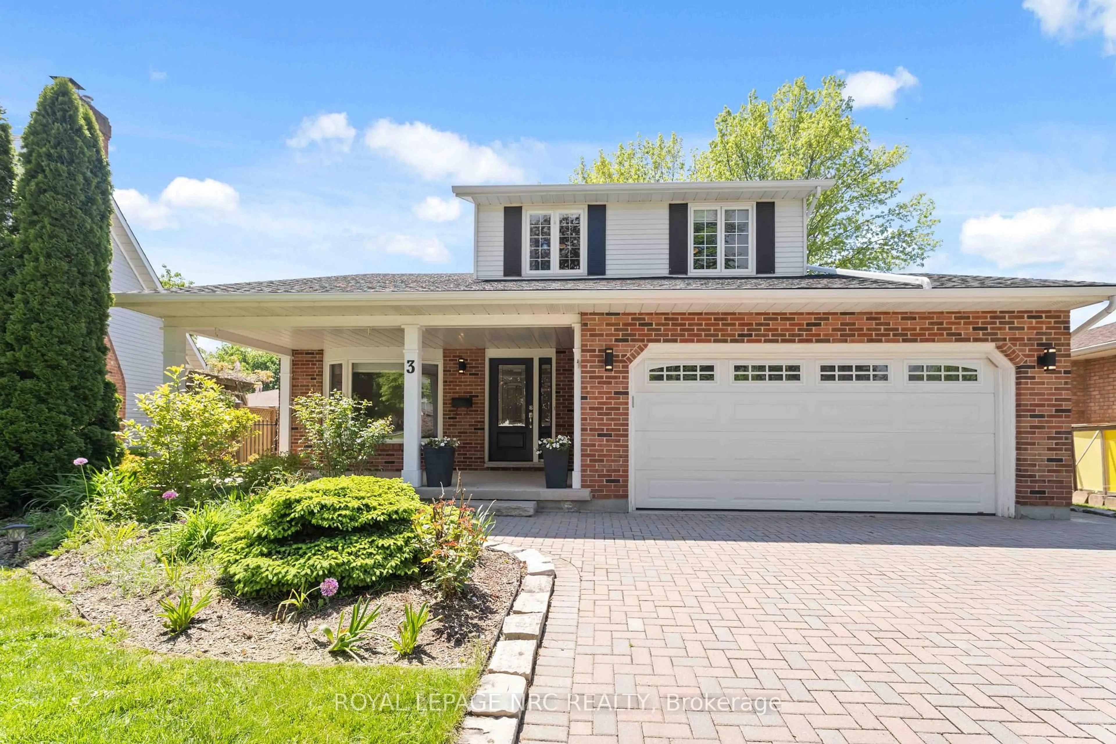 Home with brick exterior material, street for 3 CHERITAN Crt, St. Catharines Ontario L2N 7J5