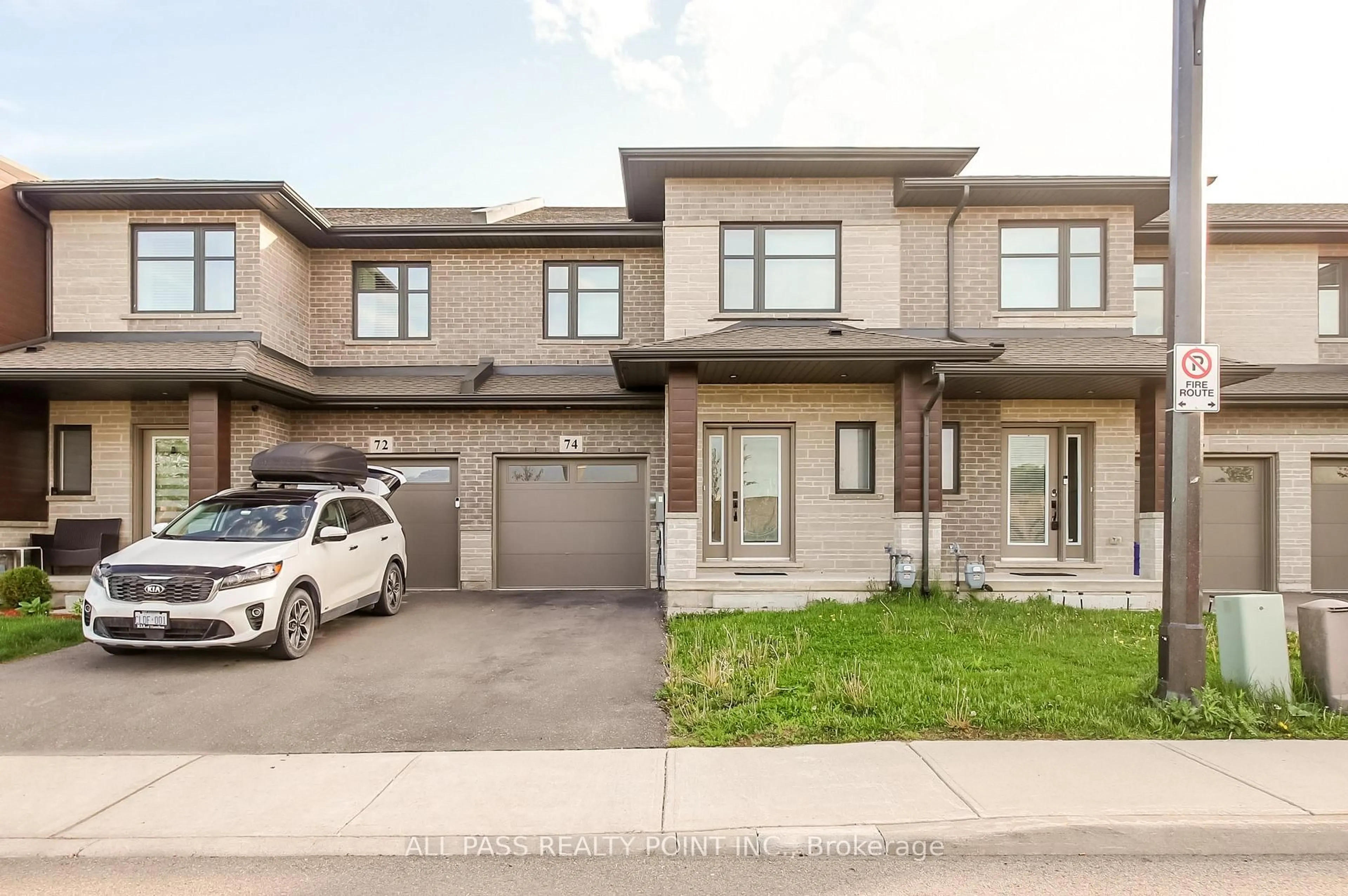 Home with brick exterior material, street for 74 Jayla Lane, West Lincoln Ontario L0R 2A0