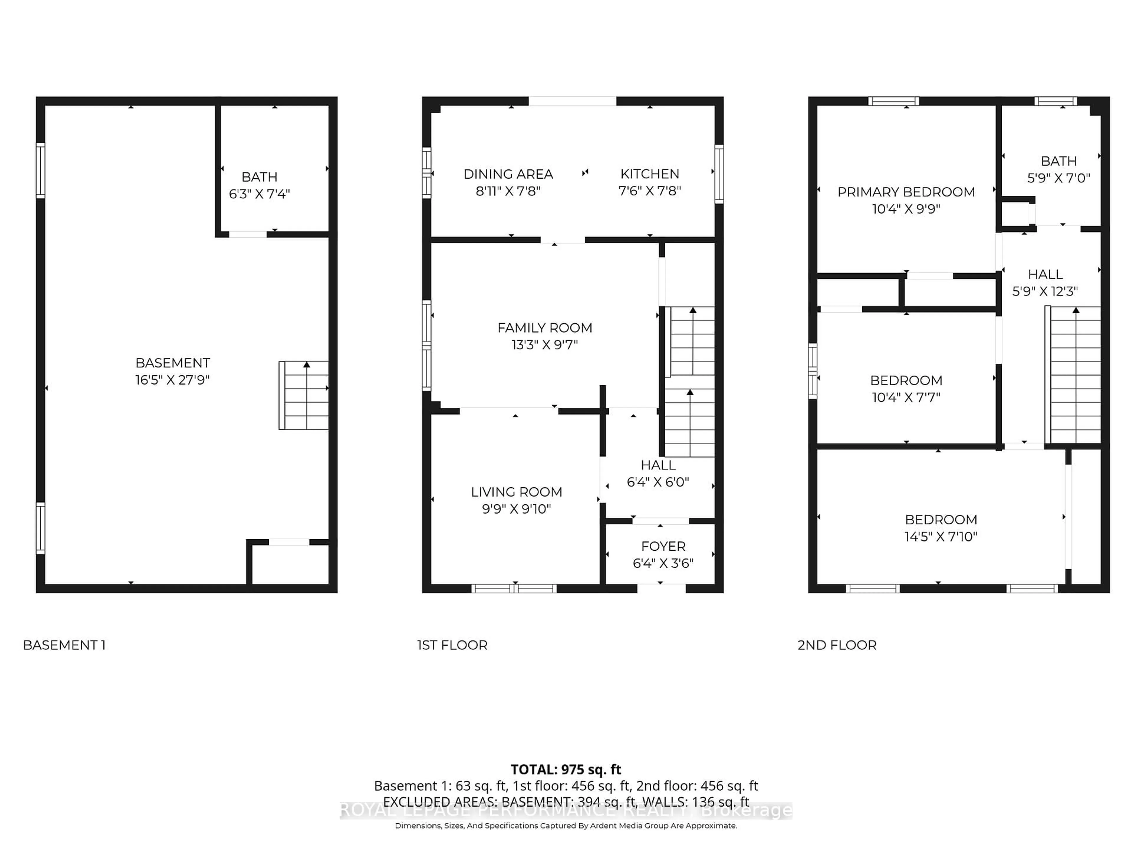 Floor plan for 525 Kirkwood Ave, Ottawa Ontario K1Z 5X2