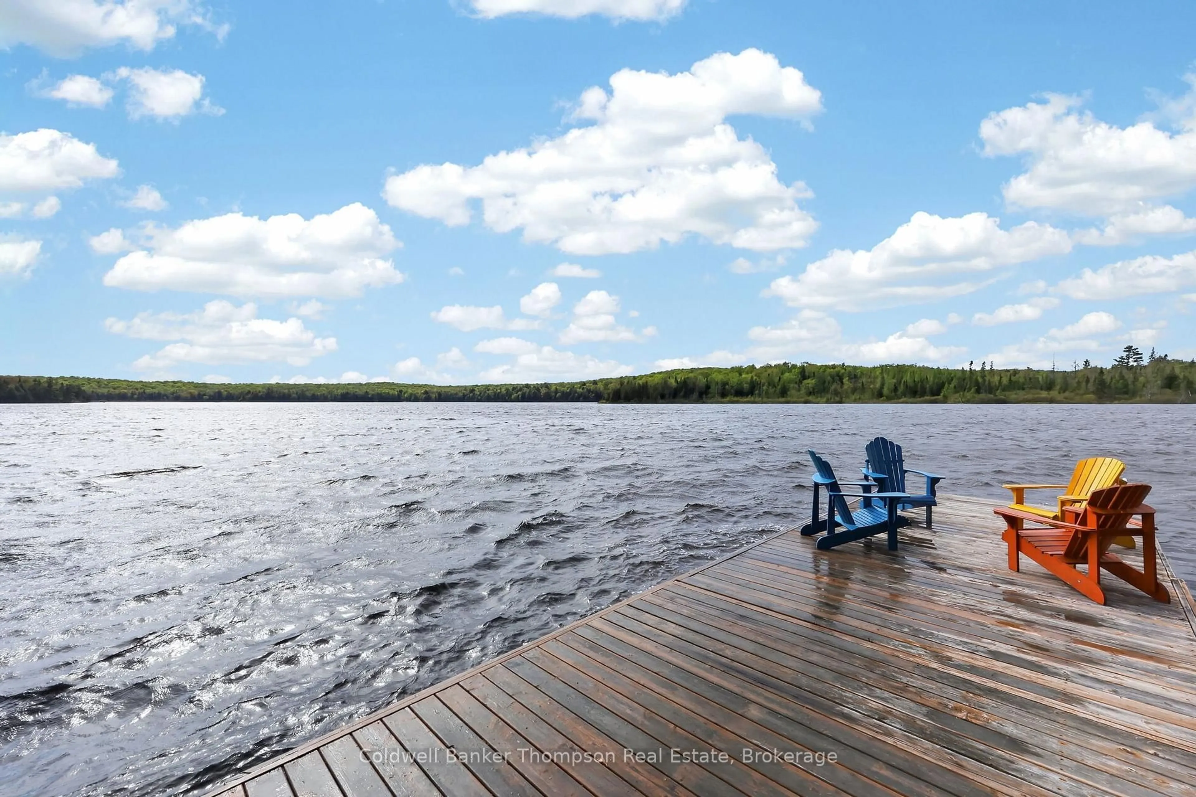 Patio, water/lake/river/ocean view for 112 Bittern Lake Lane, Perry Ontario P0A 1R0