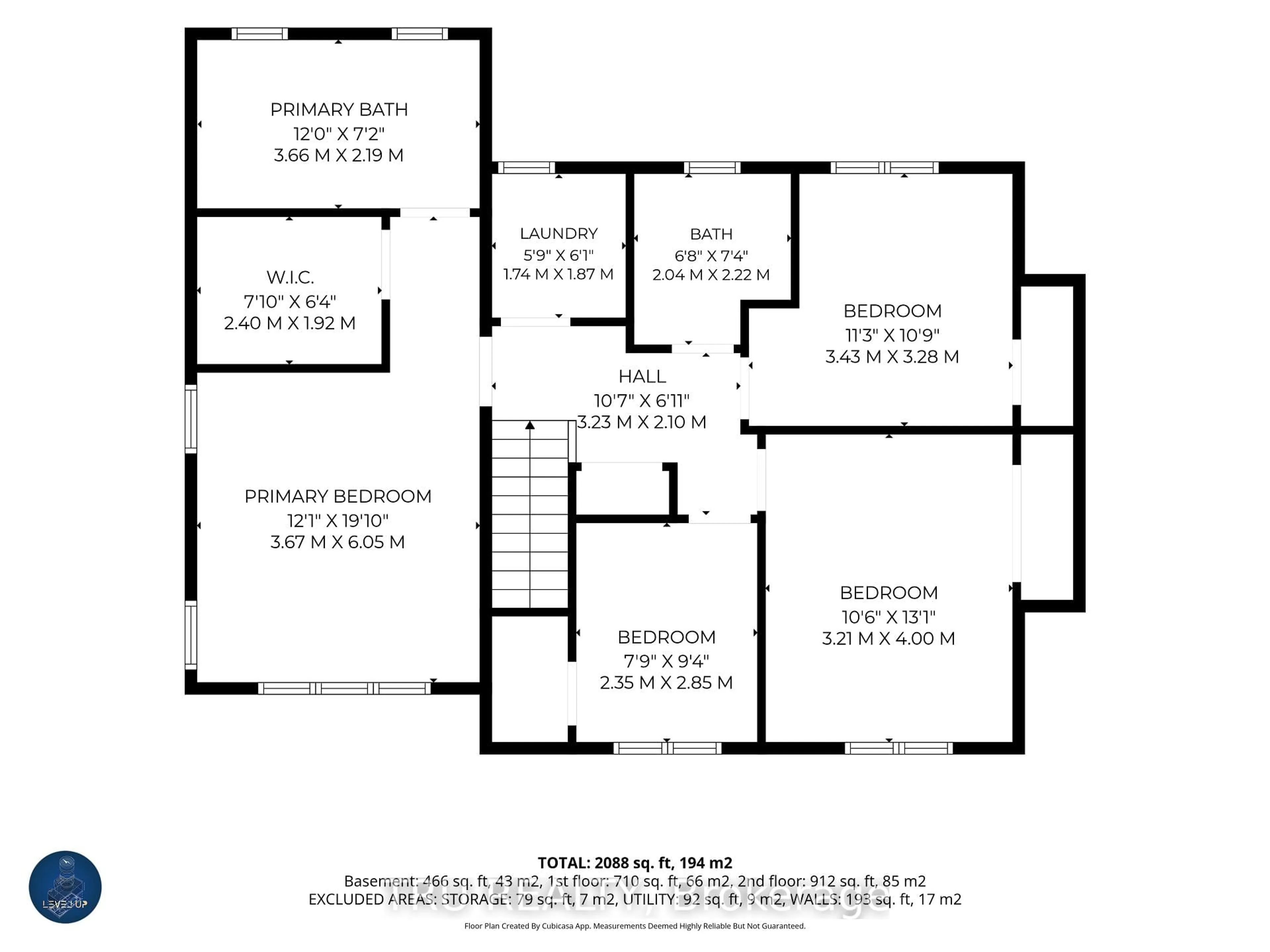 Floor plan for 64 Stevenson Ave, Ottawa Ontario K1Z 6N1