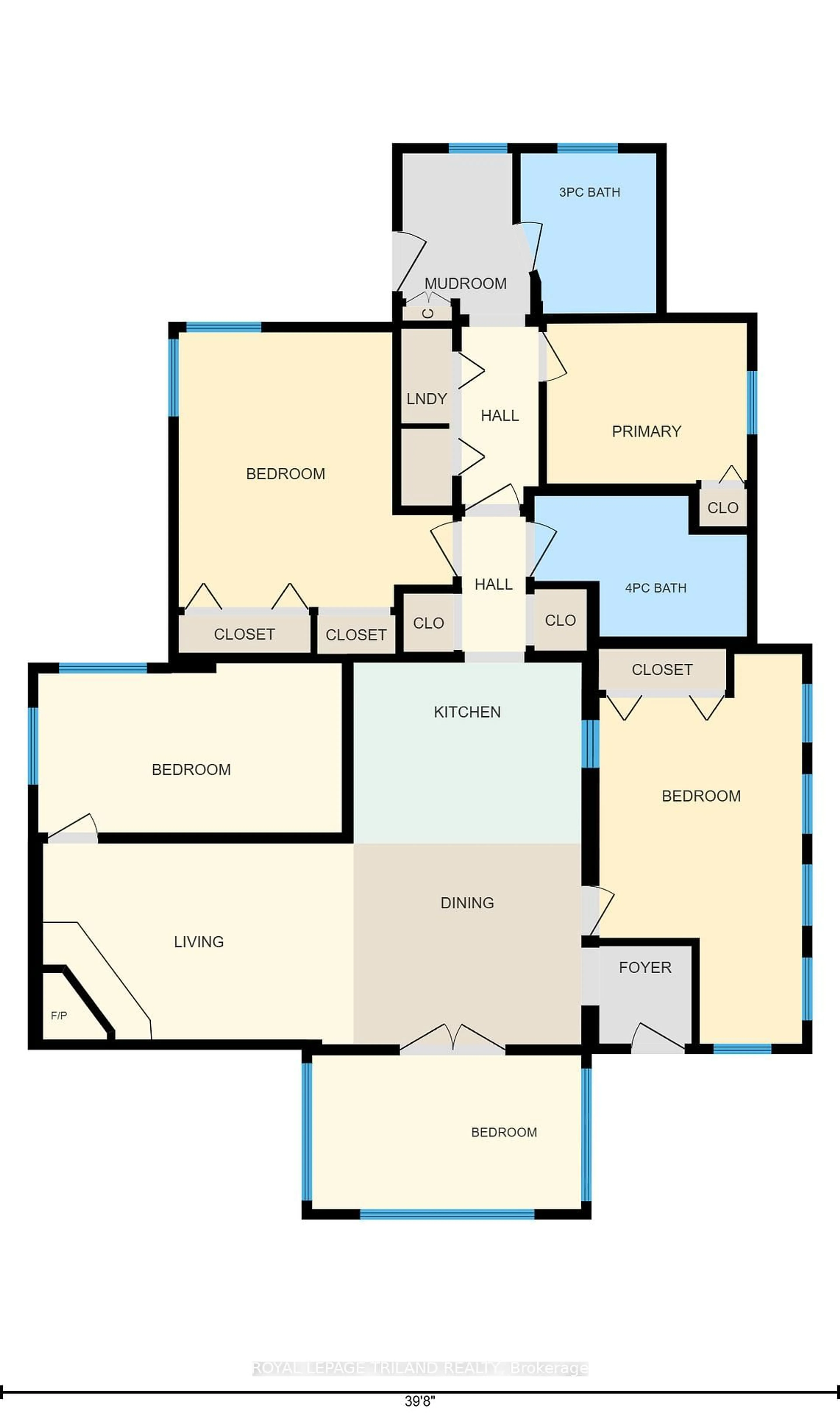 Floor plan for 7575 Biddulph St, Lambton Shores Ontario N0M 2L0