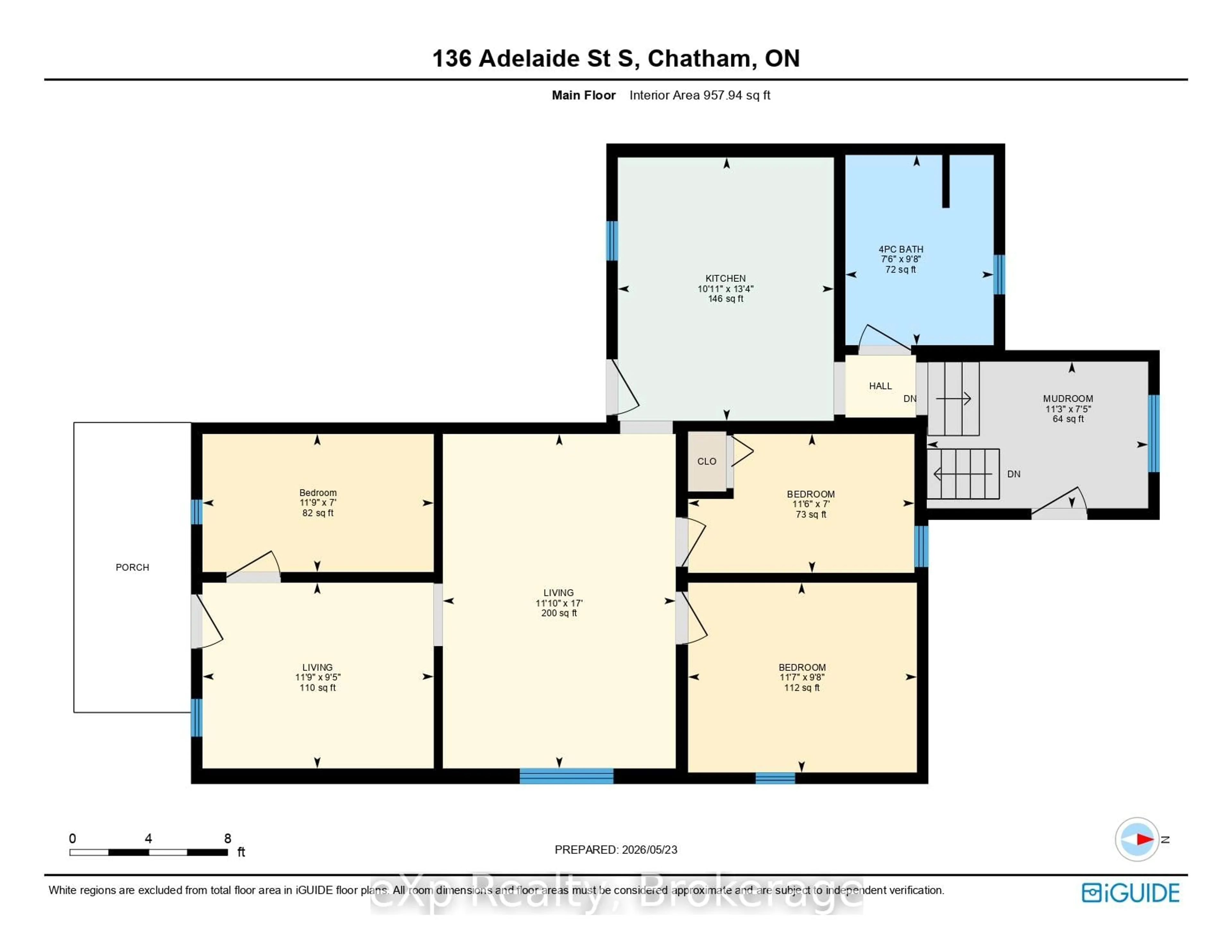 Floor plan for 136 Adelaide St, Chatham-Kent Ontario N7M 4R7