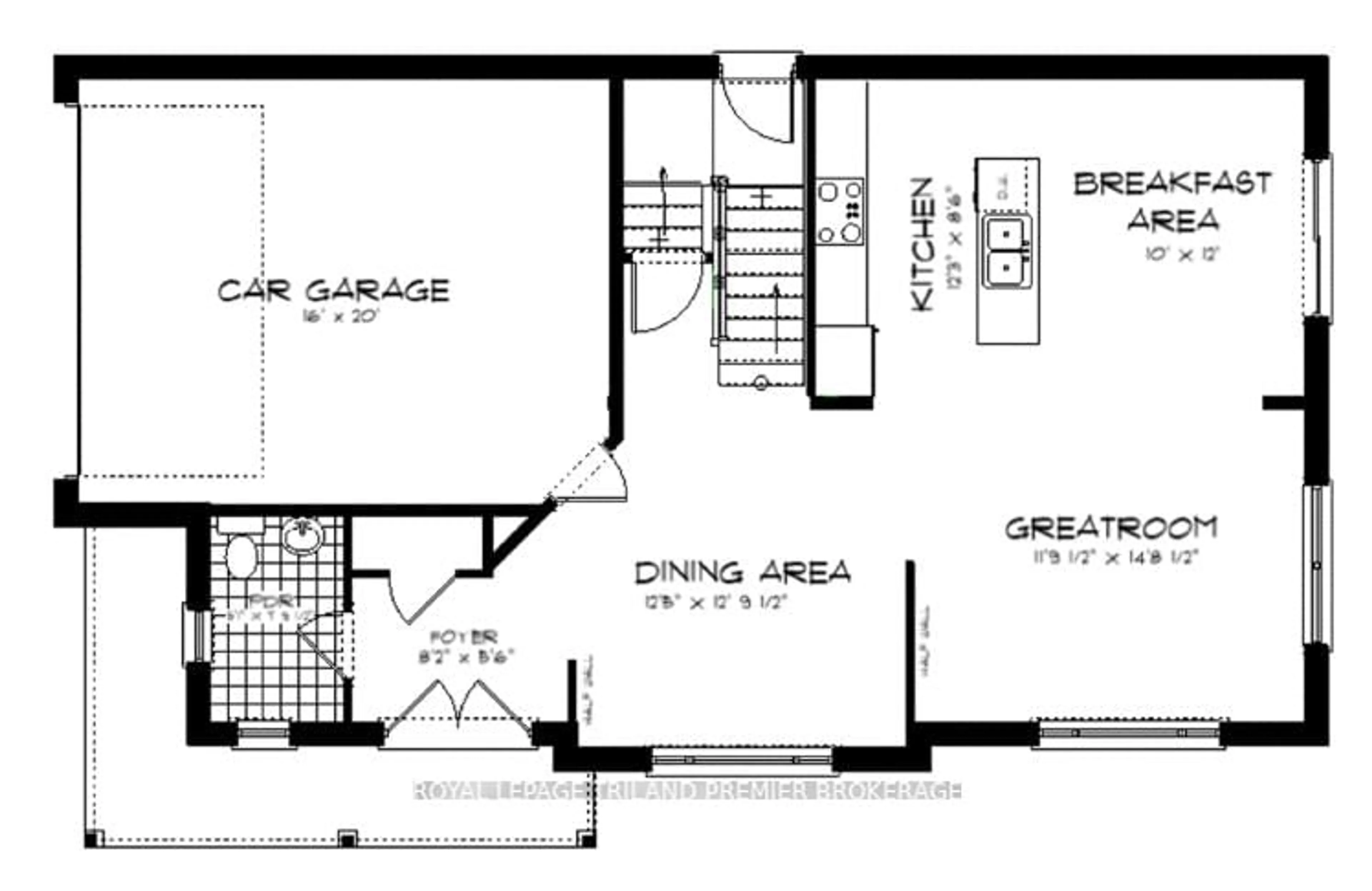 Floor plan for 1585 CHICKADEE Tr, London South Ontario N6M 1G4