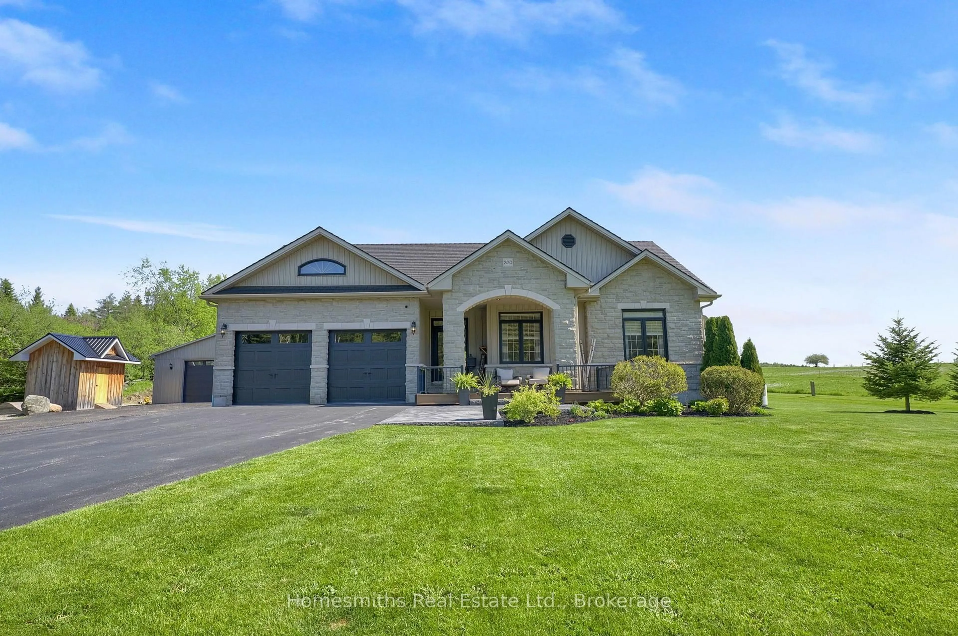 Home with brick exterior material, street for 370 Ballyduff Rd, Kawartha Lakes Ontario L0A 1K0