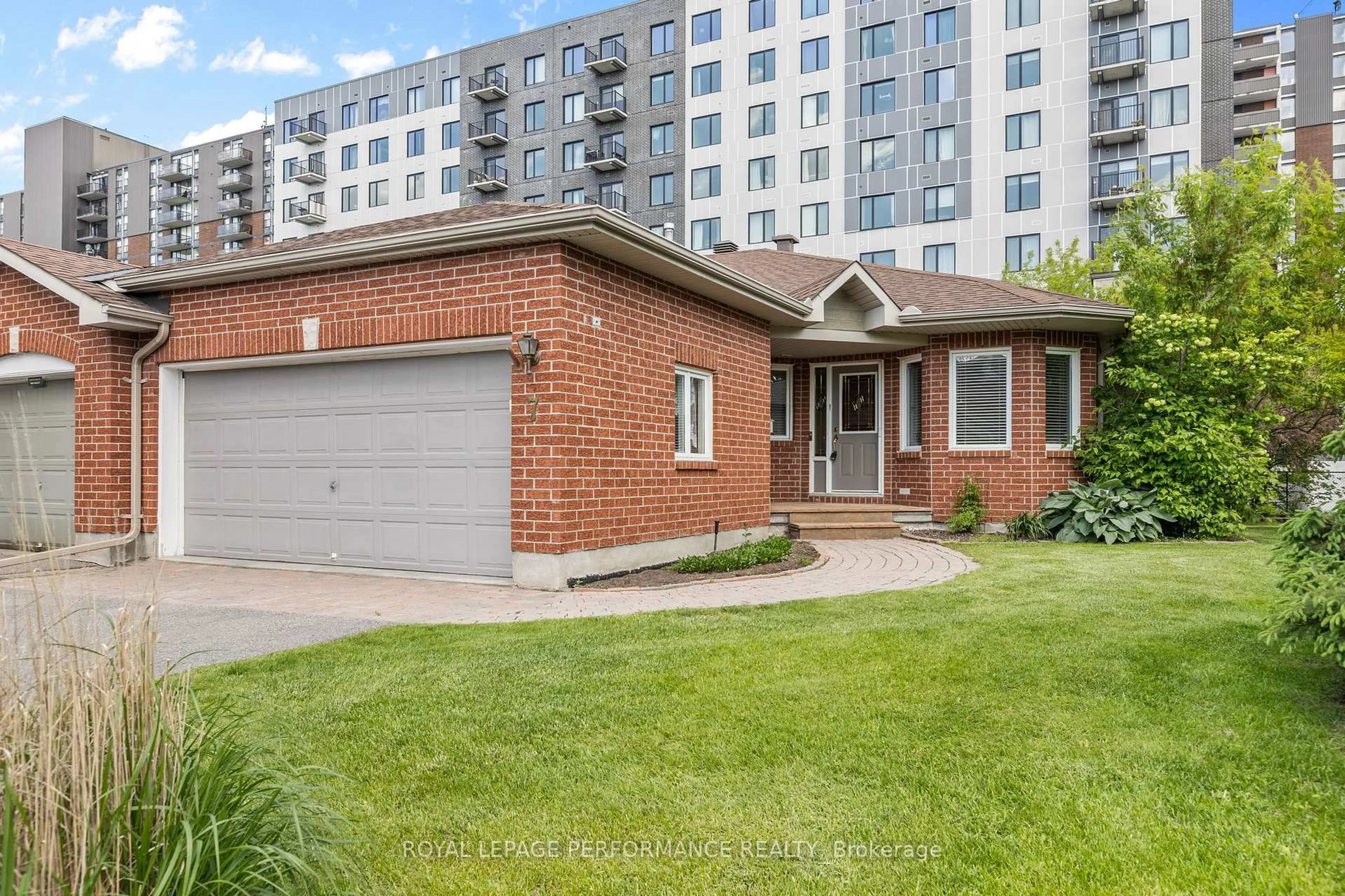 Home with brick exterior material, street for 7 Roseglen Private, Ottawa Ontario K1H 1B5