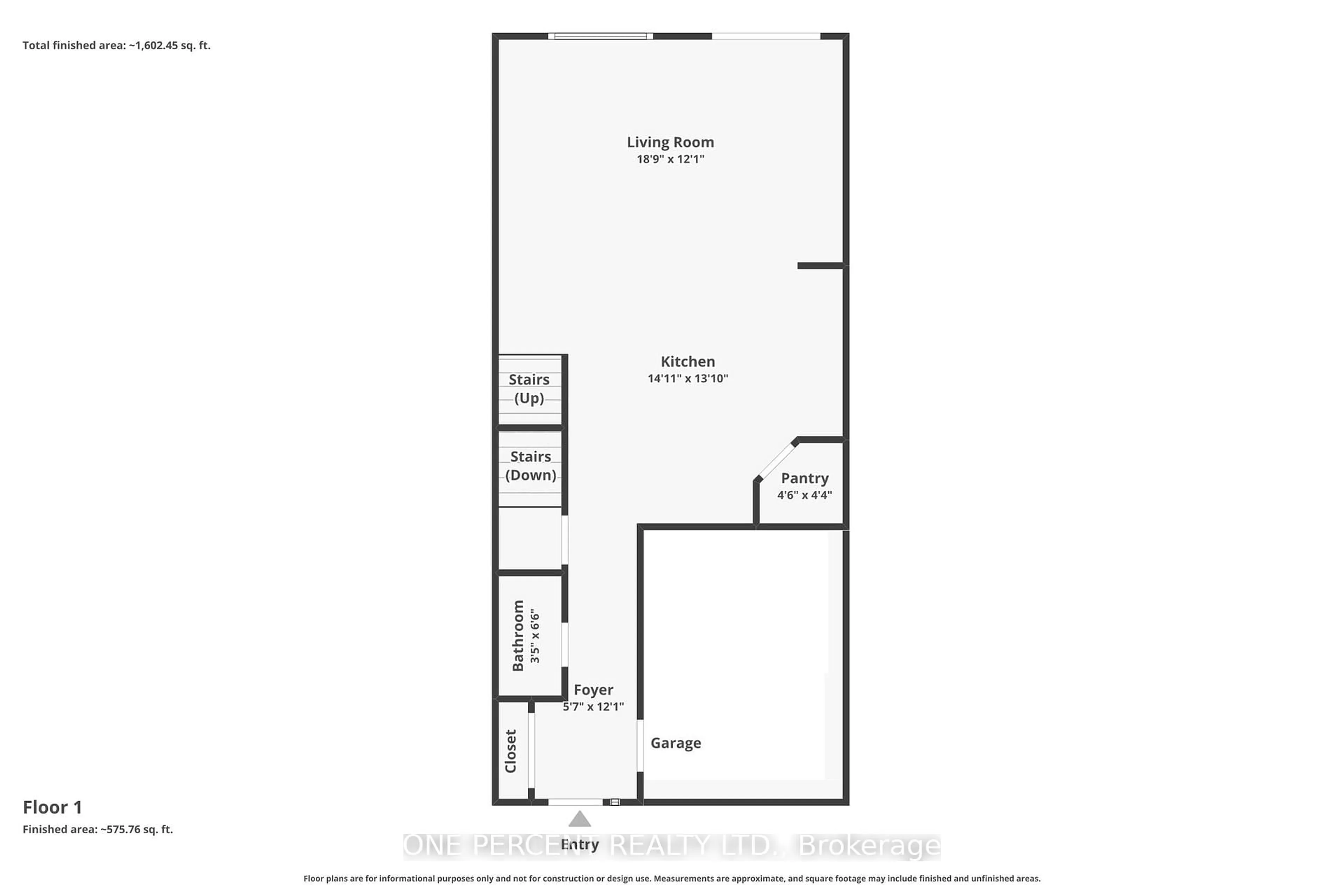 Floor plan for 8D George St, North Stormont Ontario K0A 1R0