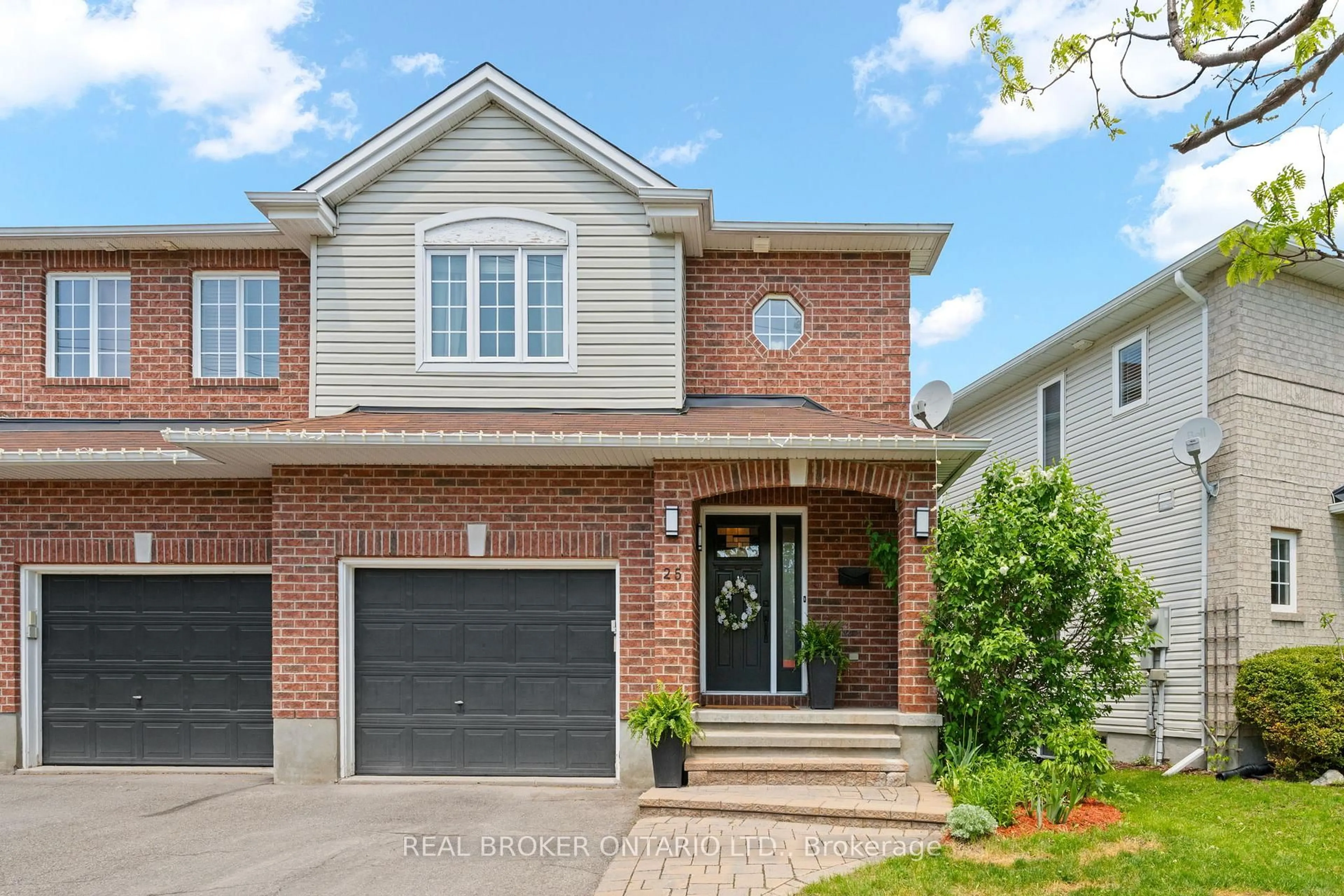 Home with brick exterior material, street for 25 Steel St, Ottawa Ontario K1J 8V4