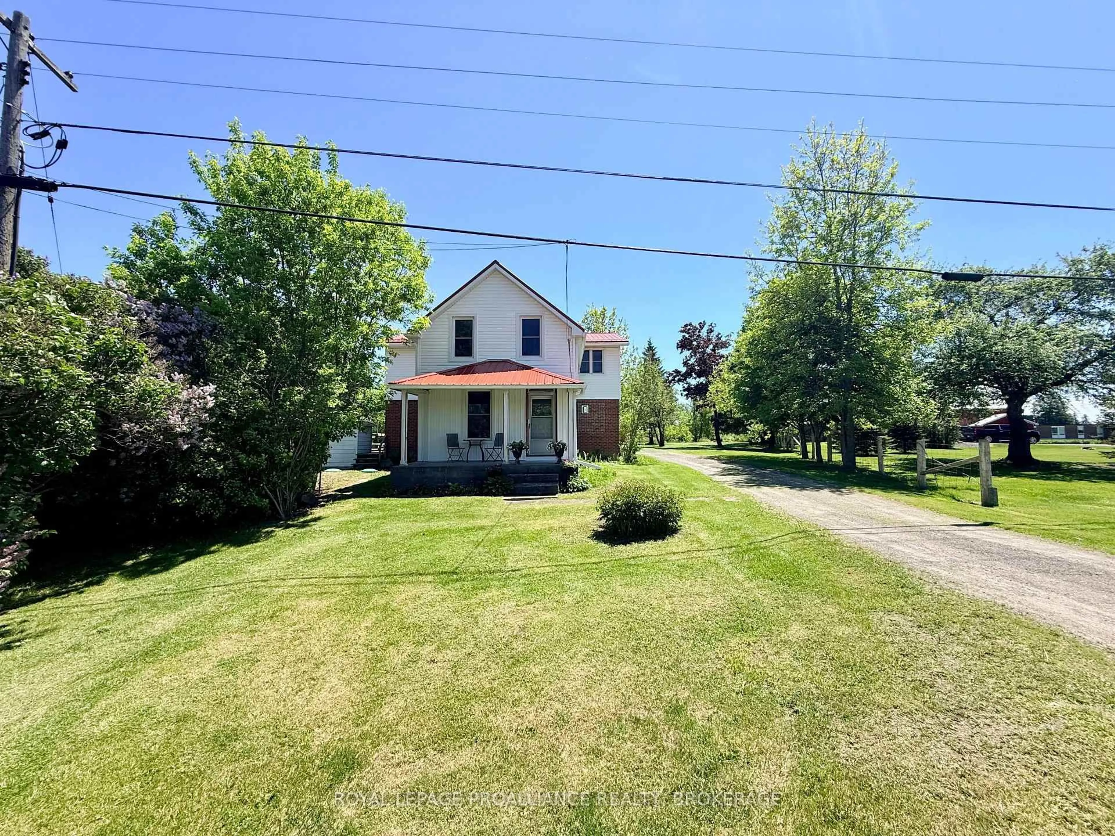 A pic from outside/outdoor area/front of a property/back of a property/a pic from drone, street for 2503 6th Concession Rd, Kingston Ontario K0H 1Y0
