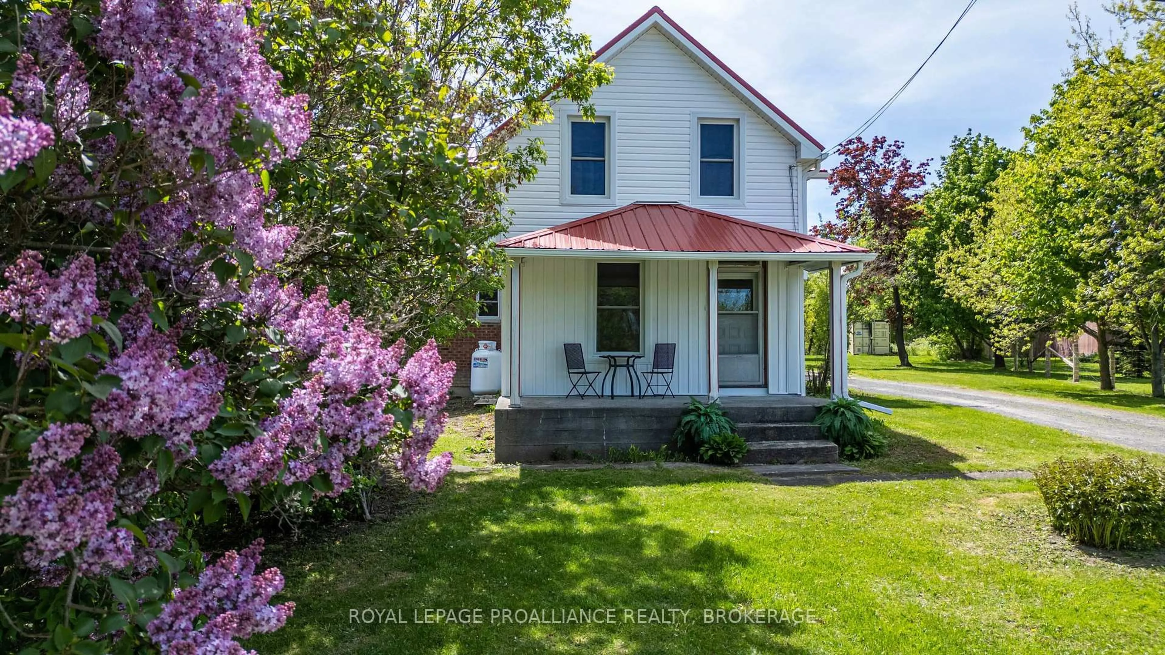 Home with vinyl exterior material, street for 2503 6th Concession Rd, Kingston Ontario K0H 1Y0