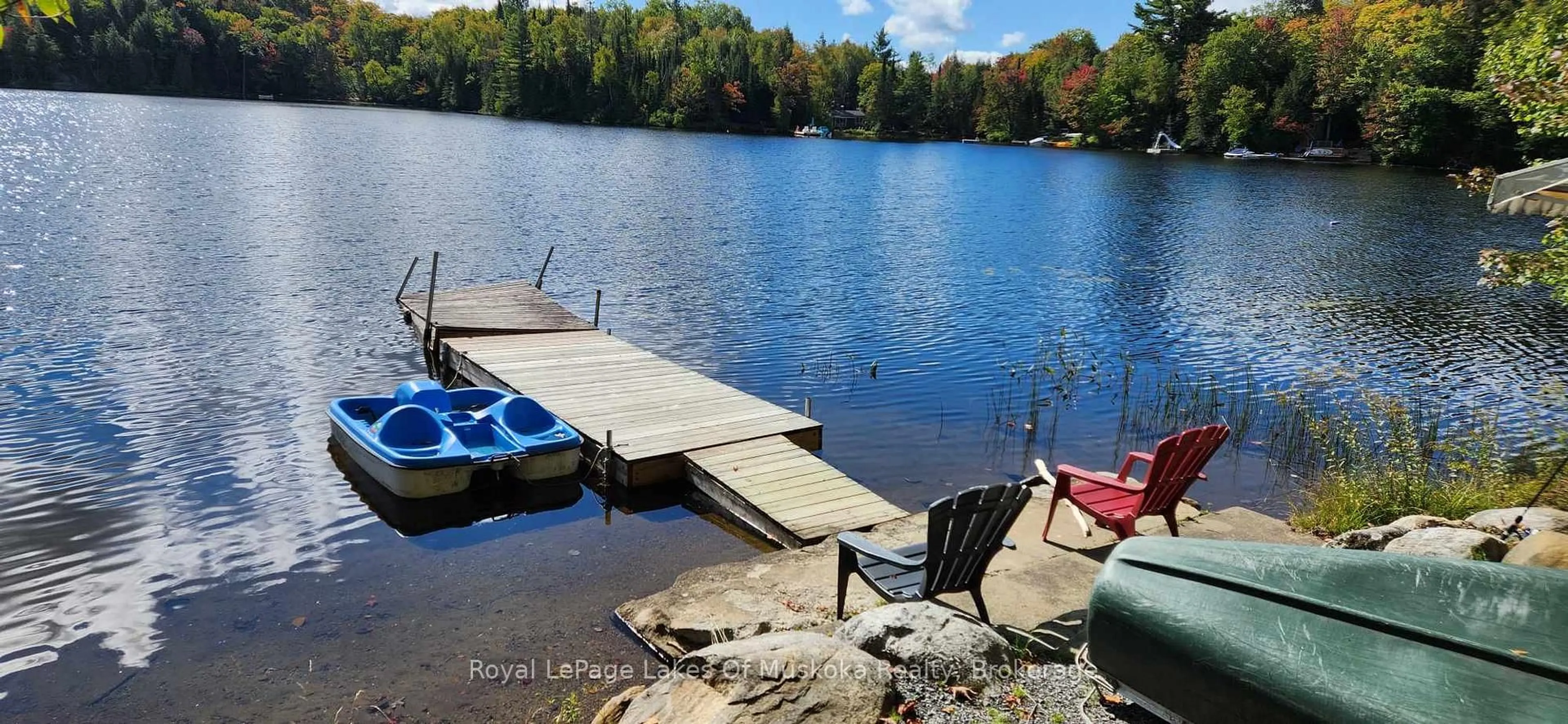 Patio, water/lake/river/ocean view for 25 Maple Dr, Perry Ontario P0A 1J0