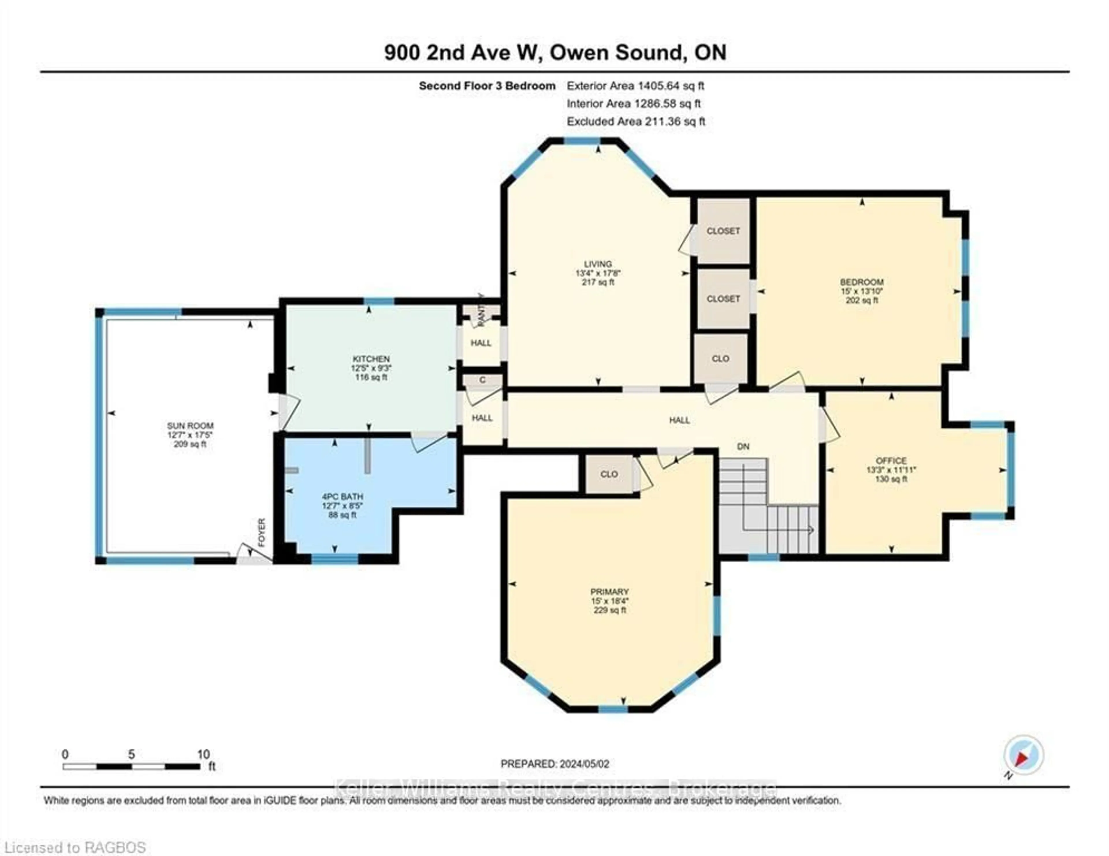 Floor plan for 900 2nd Ave, Owen Sound Ontario N4K 4M5