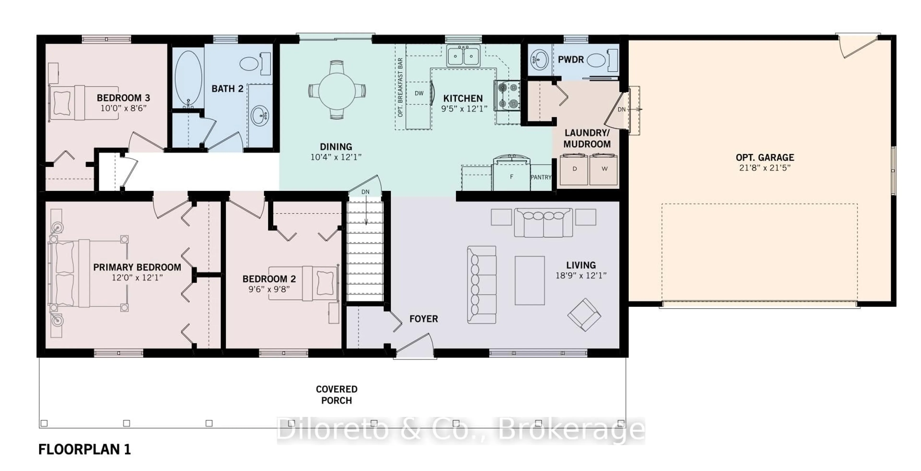 Floor plan for 7307 Sideroad 5 #A, Wellington North Ontario N0G 2E0