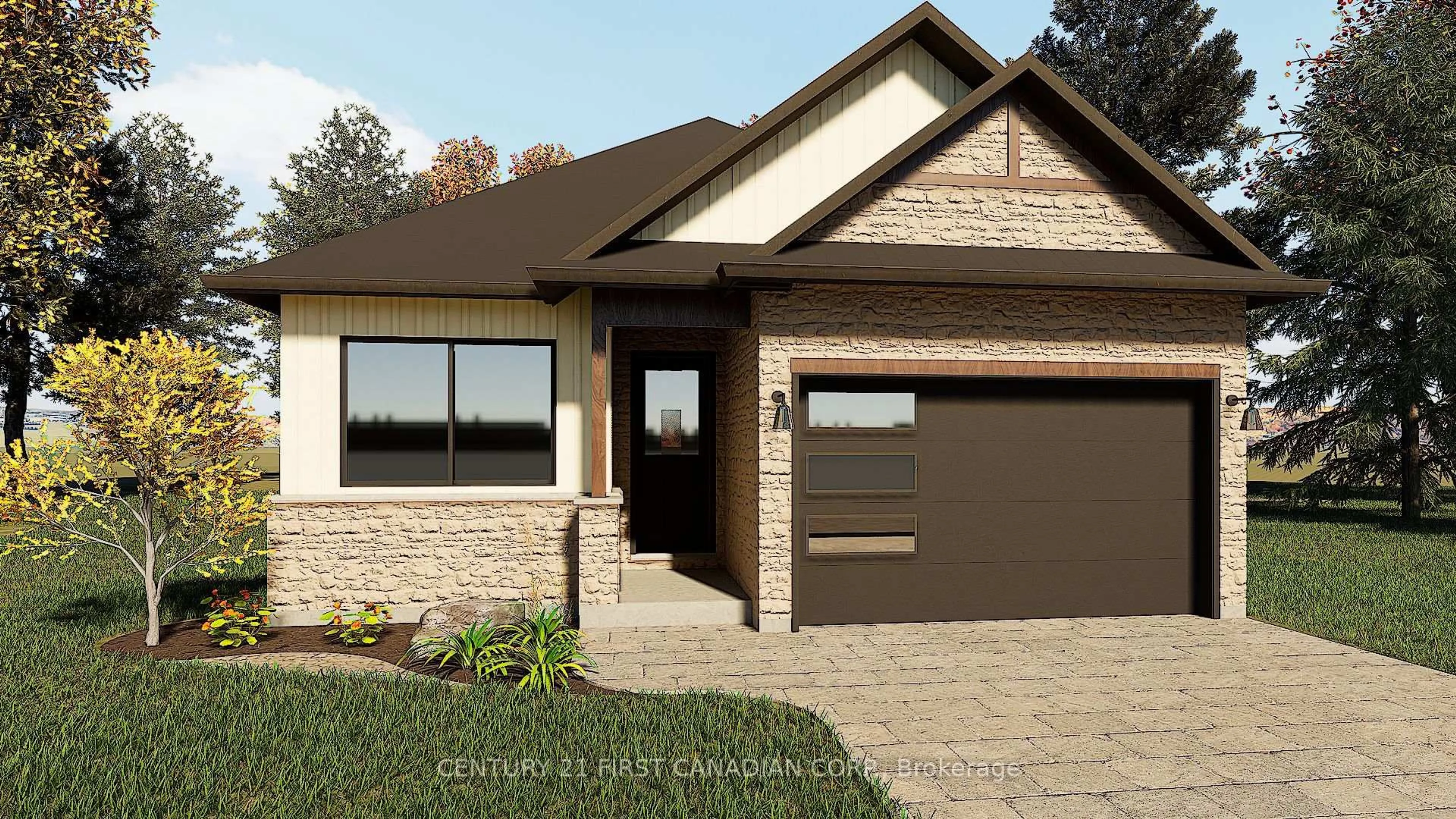 Home with brick exterior material, street for 134 ADDISON Ave, Lucan Biddulph Ontario N0M 2J0
