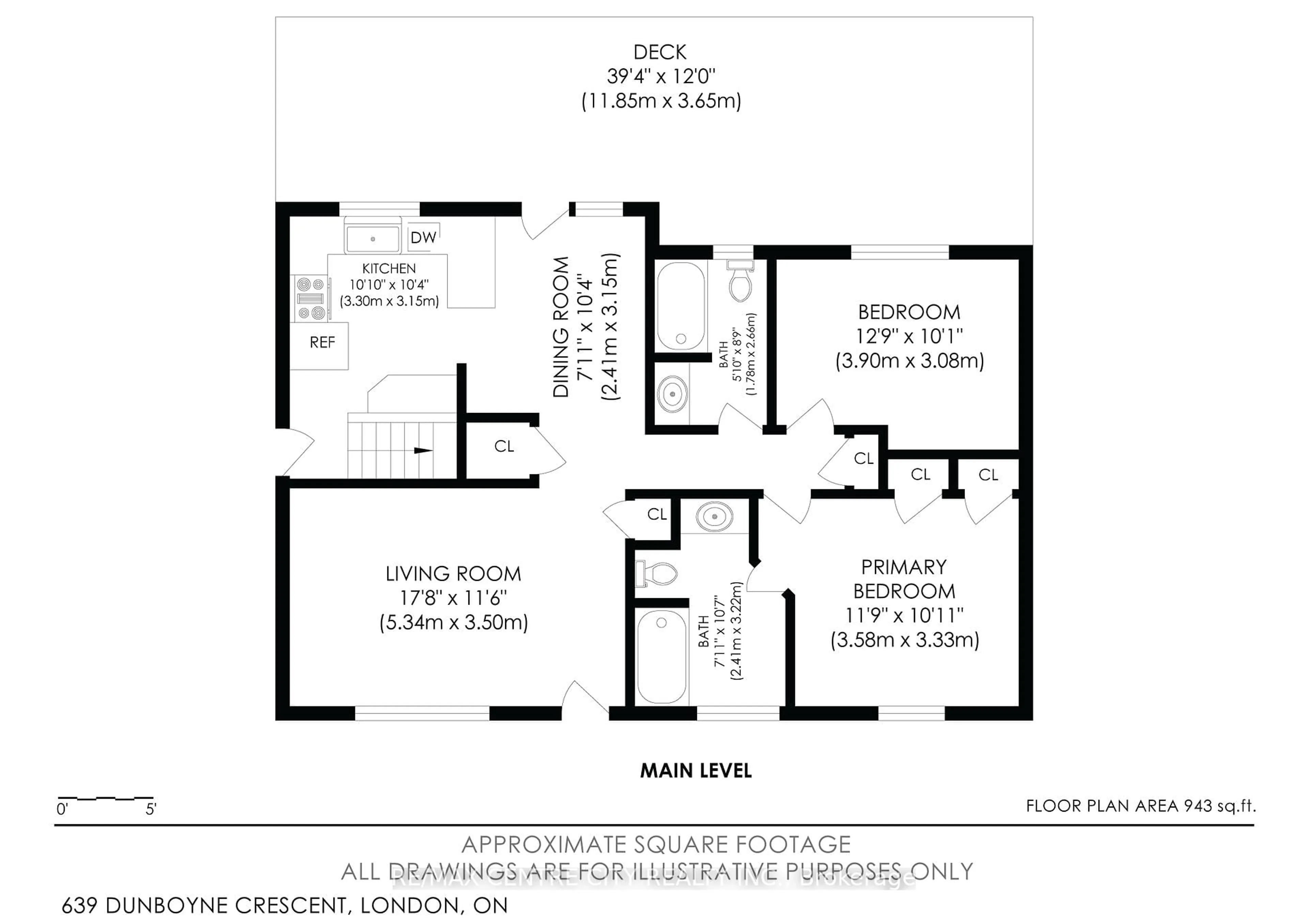 Floor plan for 639 Dunboyne Cres, London North Ontario N5X 1X9