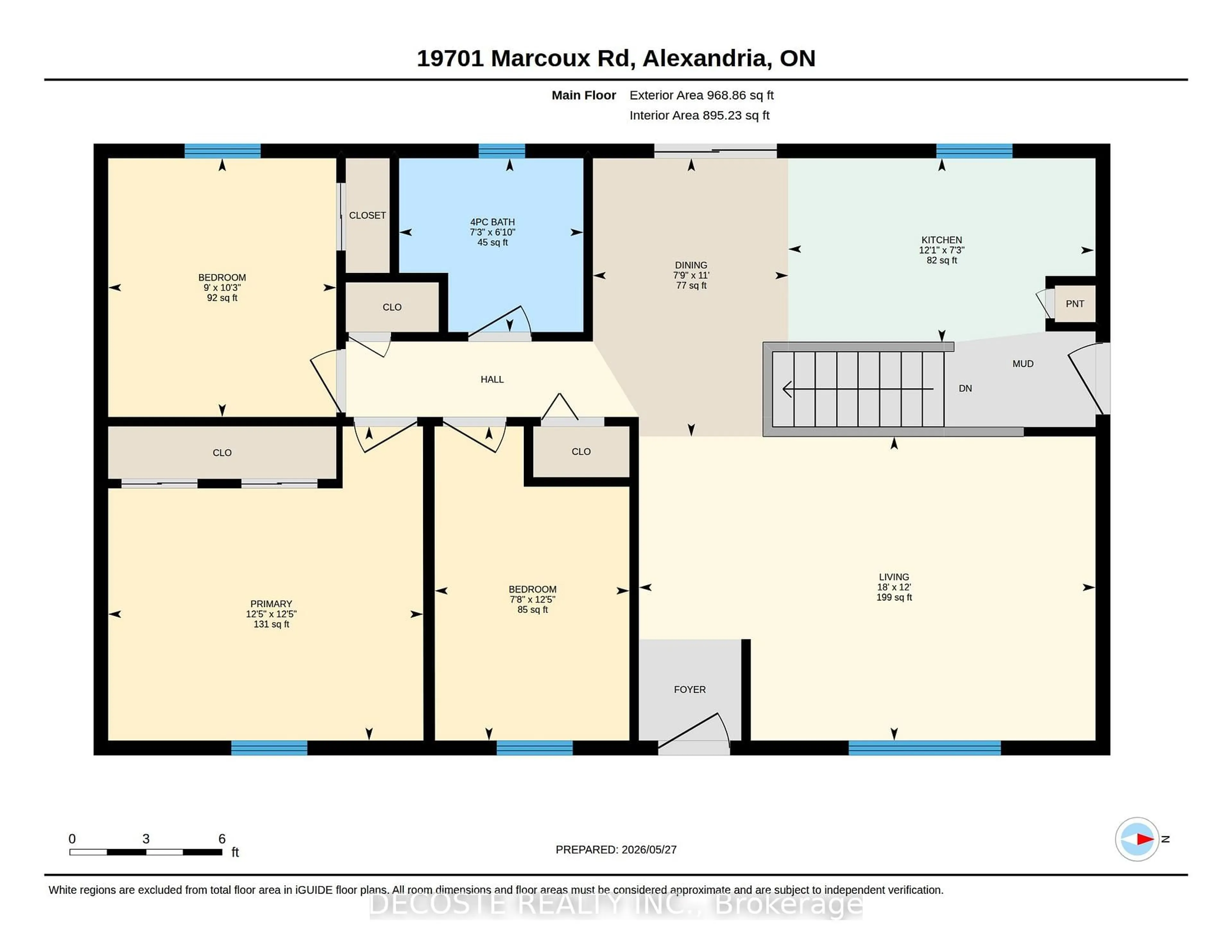 Floor plan for 19701 Marcoux Rd, North Glengarry Ontario K0C 1A0