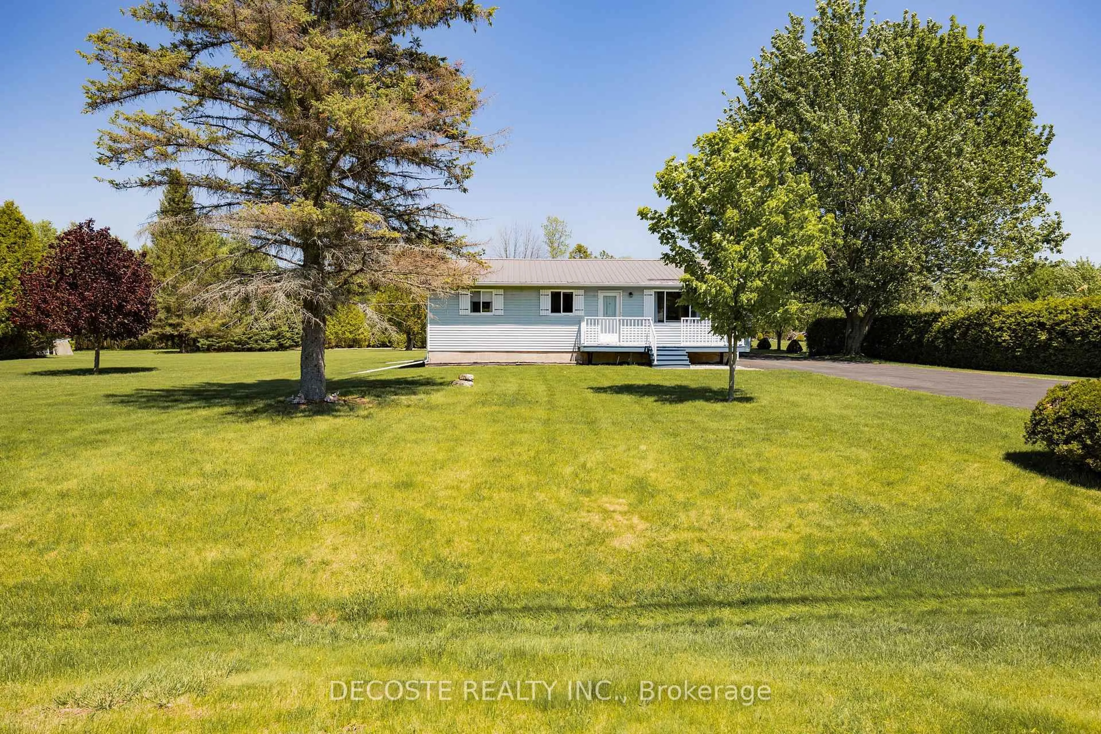 A pic from outside/outdoor area/front of a property/back of a property/a pic from drone, water/lake/river/ocean view for 19701 Marcoux Rd, North Glengarry Ontario K0C 1A0