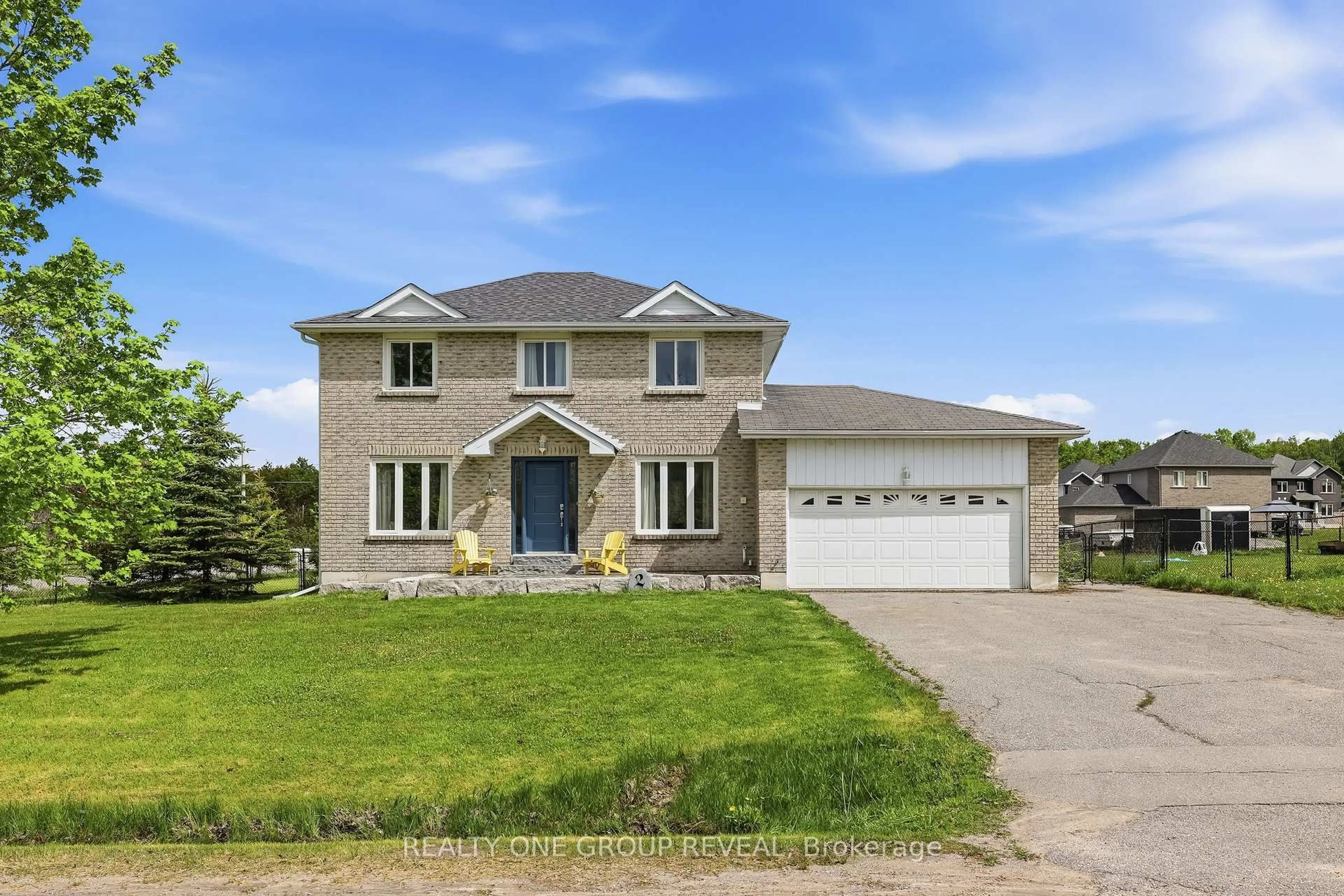 Home with vinyl exterior material, street for 2 Mancini Dr Dr, Kawartha Lakes Ontario K0M 2T0