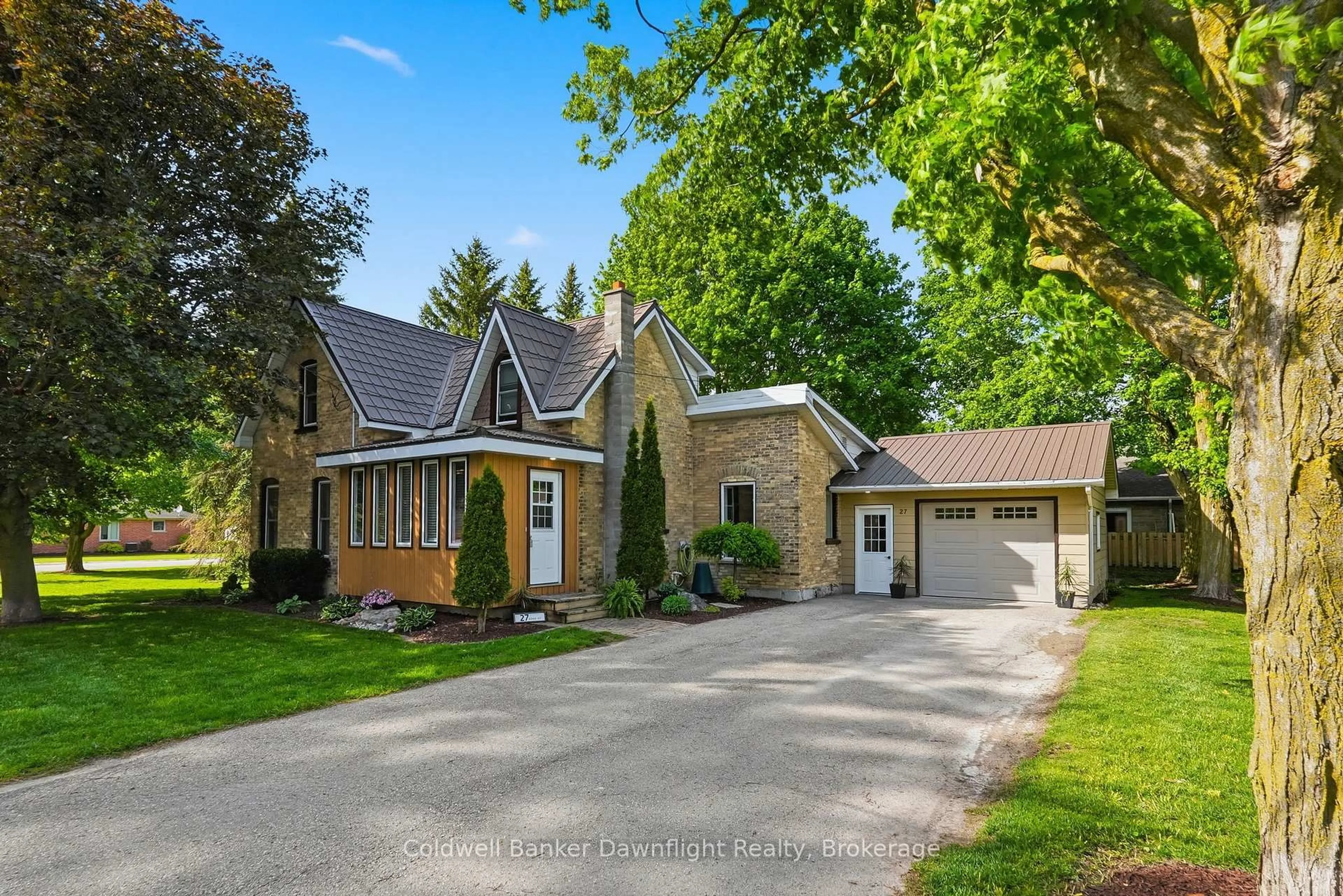 Home with brick exterior material, street for 27 King St, Huron East Ontario N0G 1H0