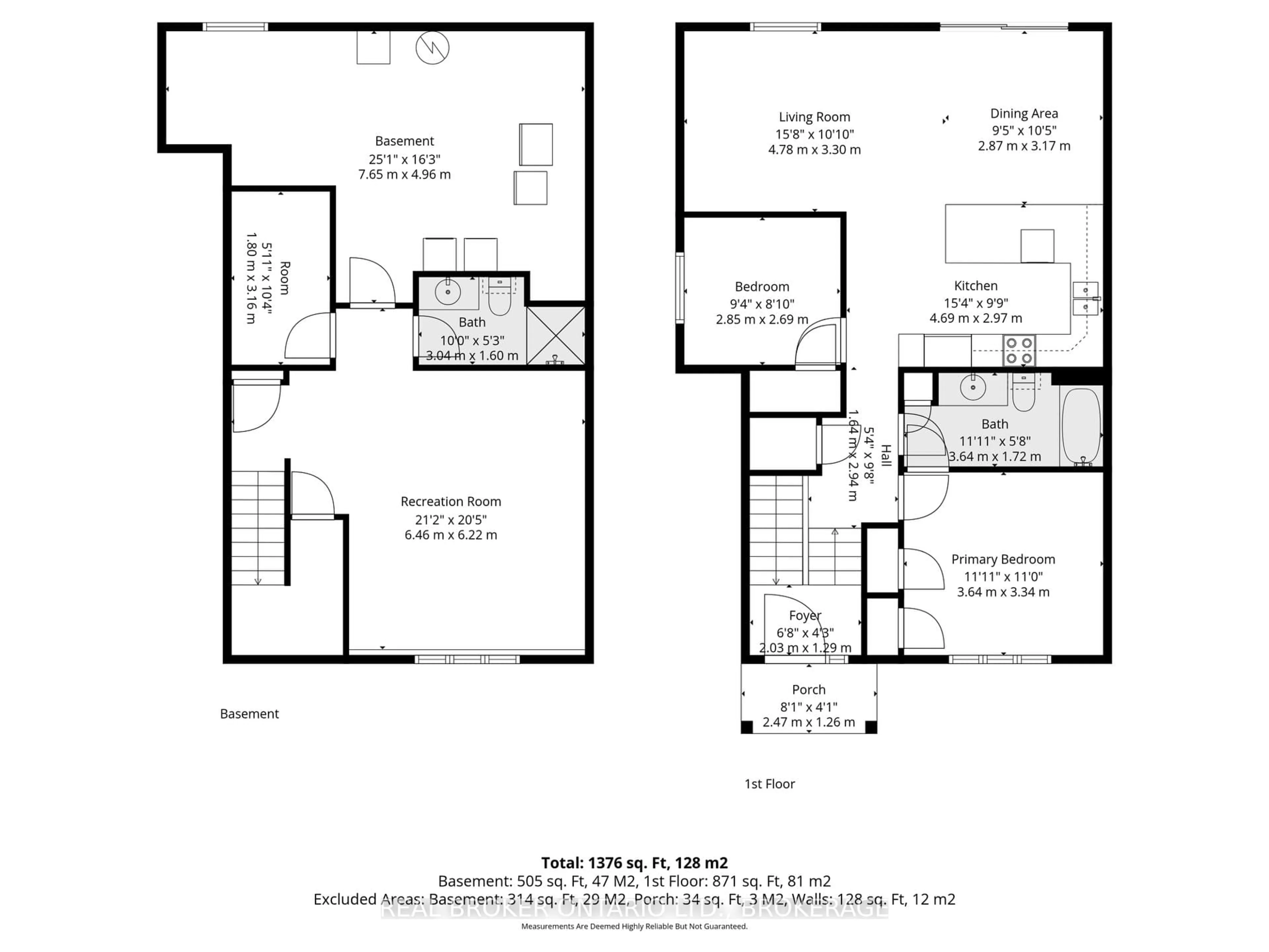 Floor plan for 250 Lourdes Ave, Cornwall Ontario K6H 0E8