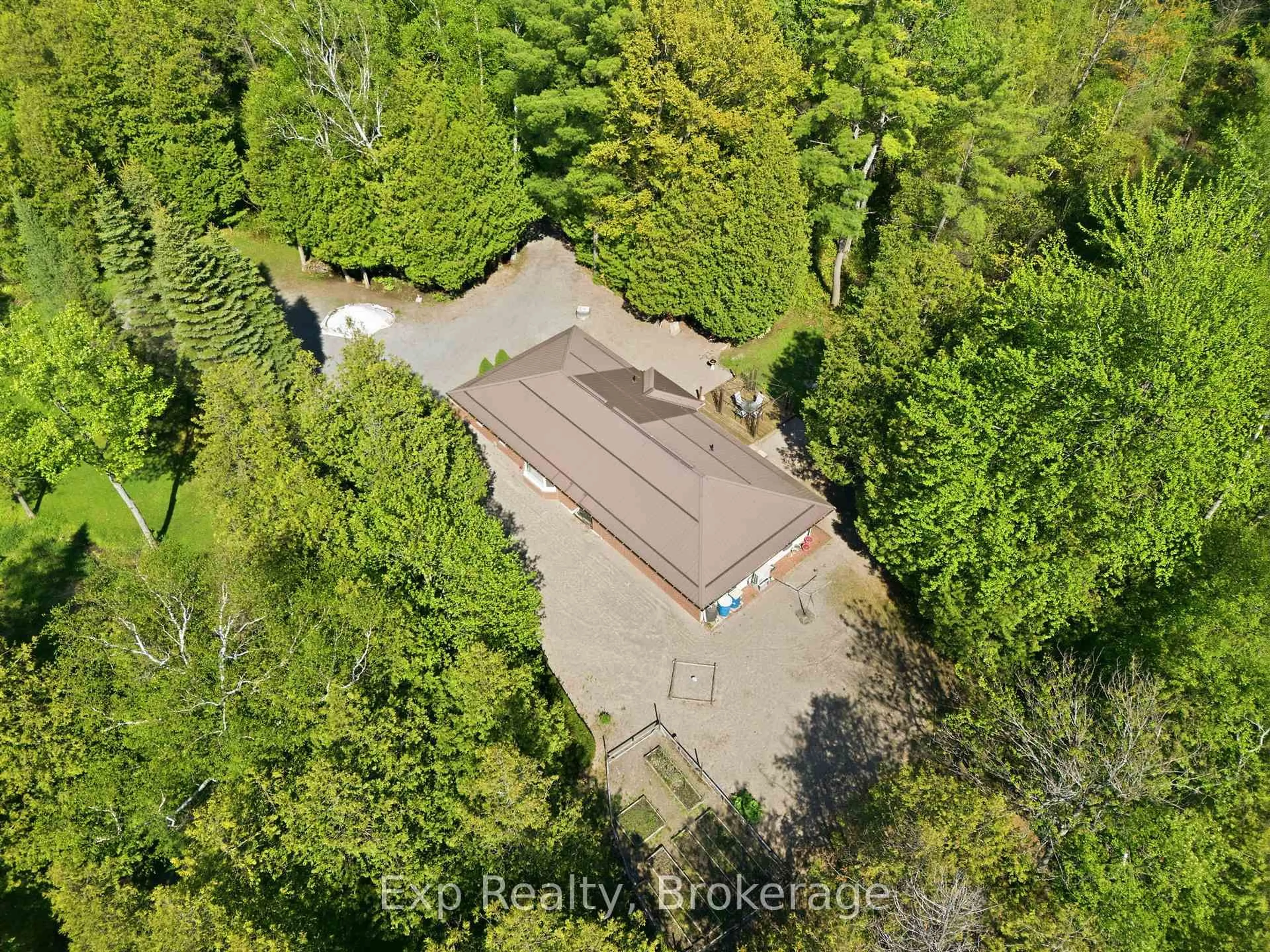 A pic from outside/outdoor area/front of a property/back of a property/a pic from drone, forest/trees view for 8227 Gilmour Rd, Port Hope Ontario L0A 1B0