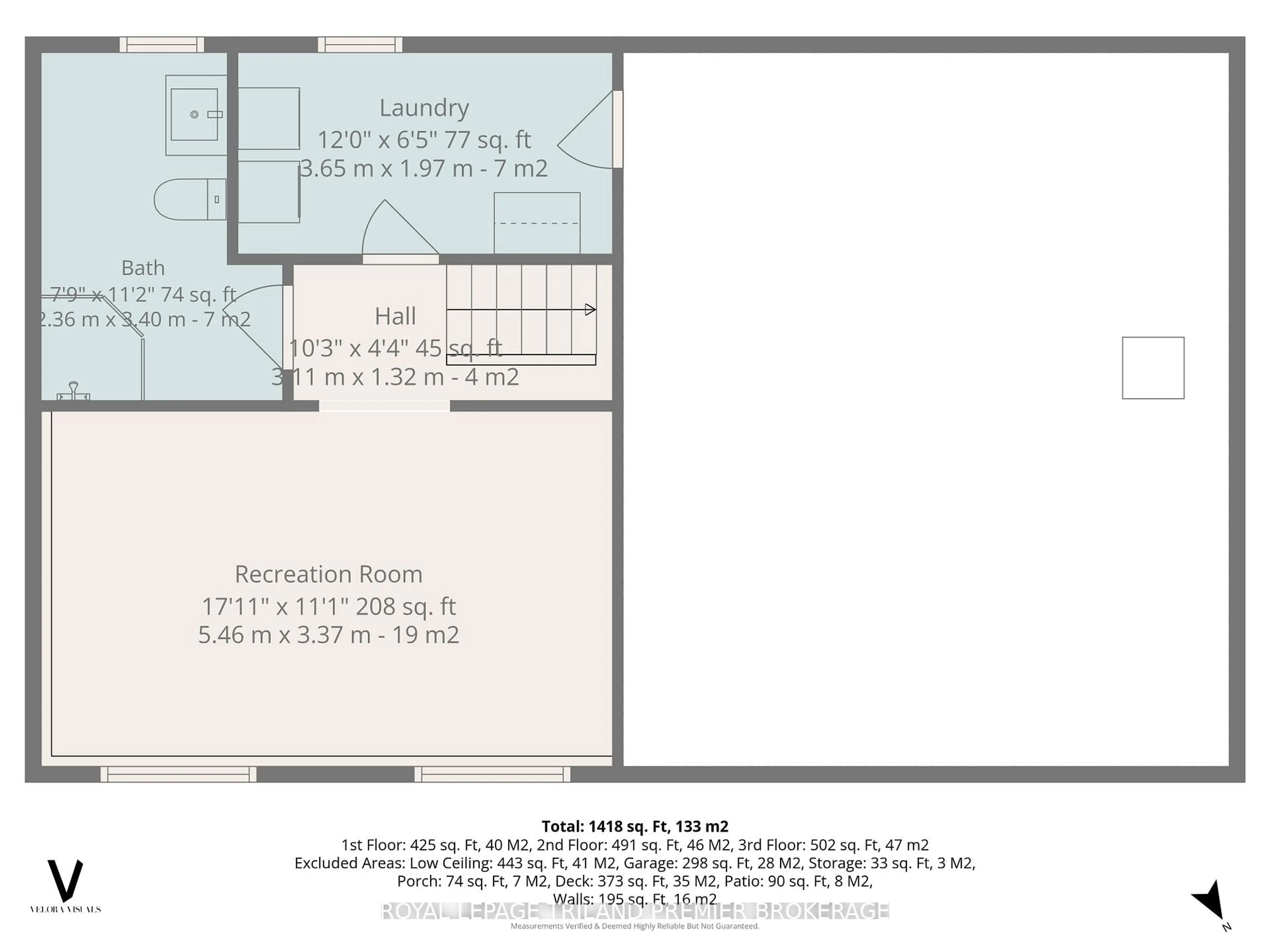 Floor plan for 74 Deveron Cres, London South Ontario N5Z 4B5