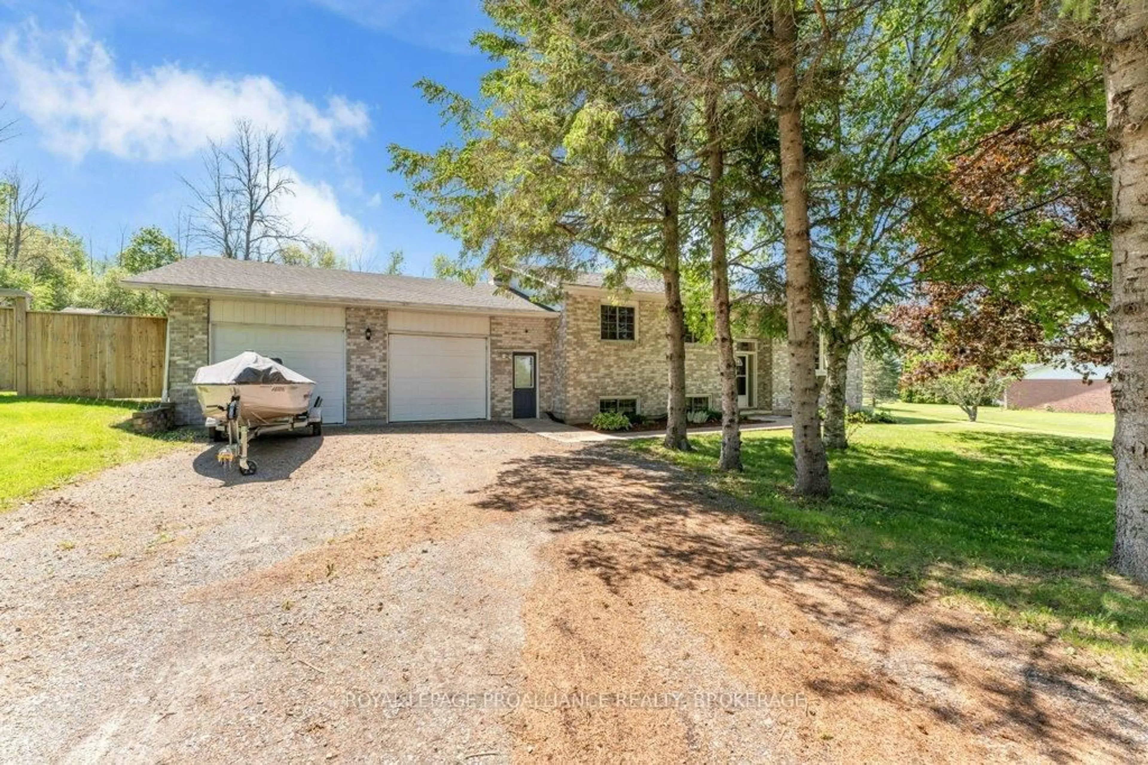 A pic from outside/outdoor area/front of a property/back of a property/a pic from drone, street for 140 County Road 20, Bissett Creek Ontario K0H 2H0