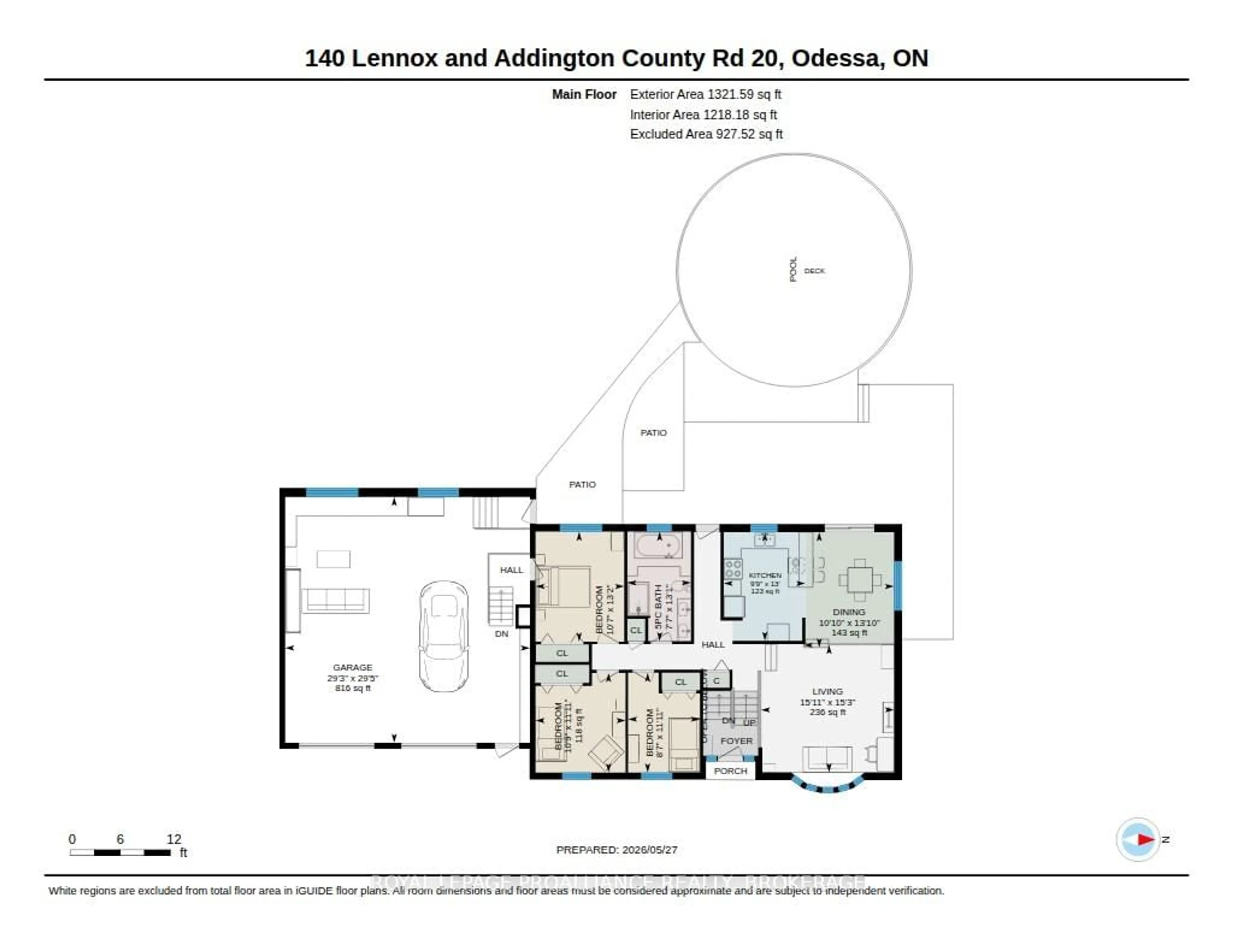Floor plan for 140 County Road 20, Bissett Creek Ontario K0H 2H0