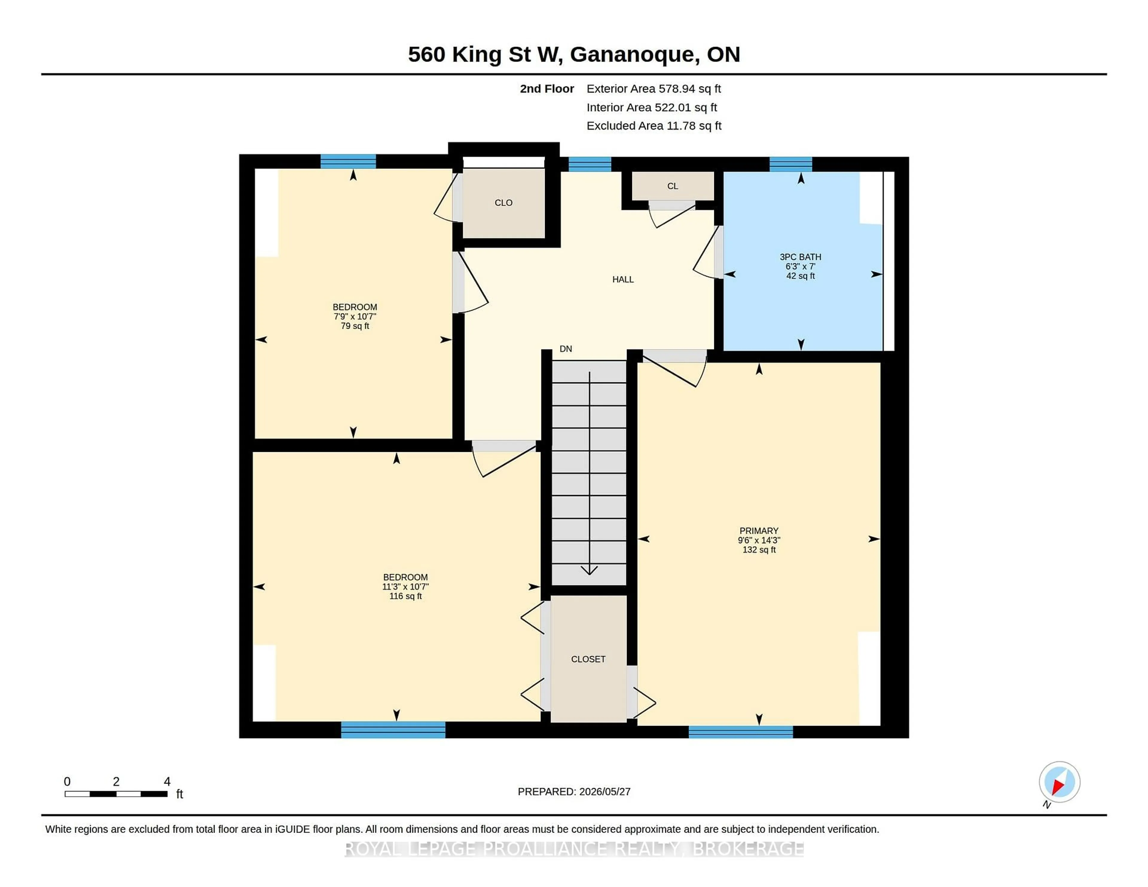 Floor plan for 560 King St, Gananoque Ontario K7G 2H1