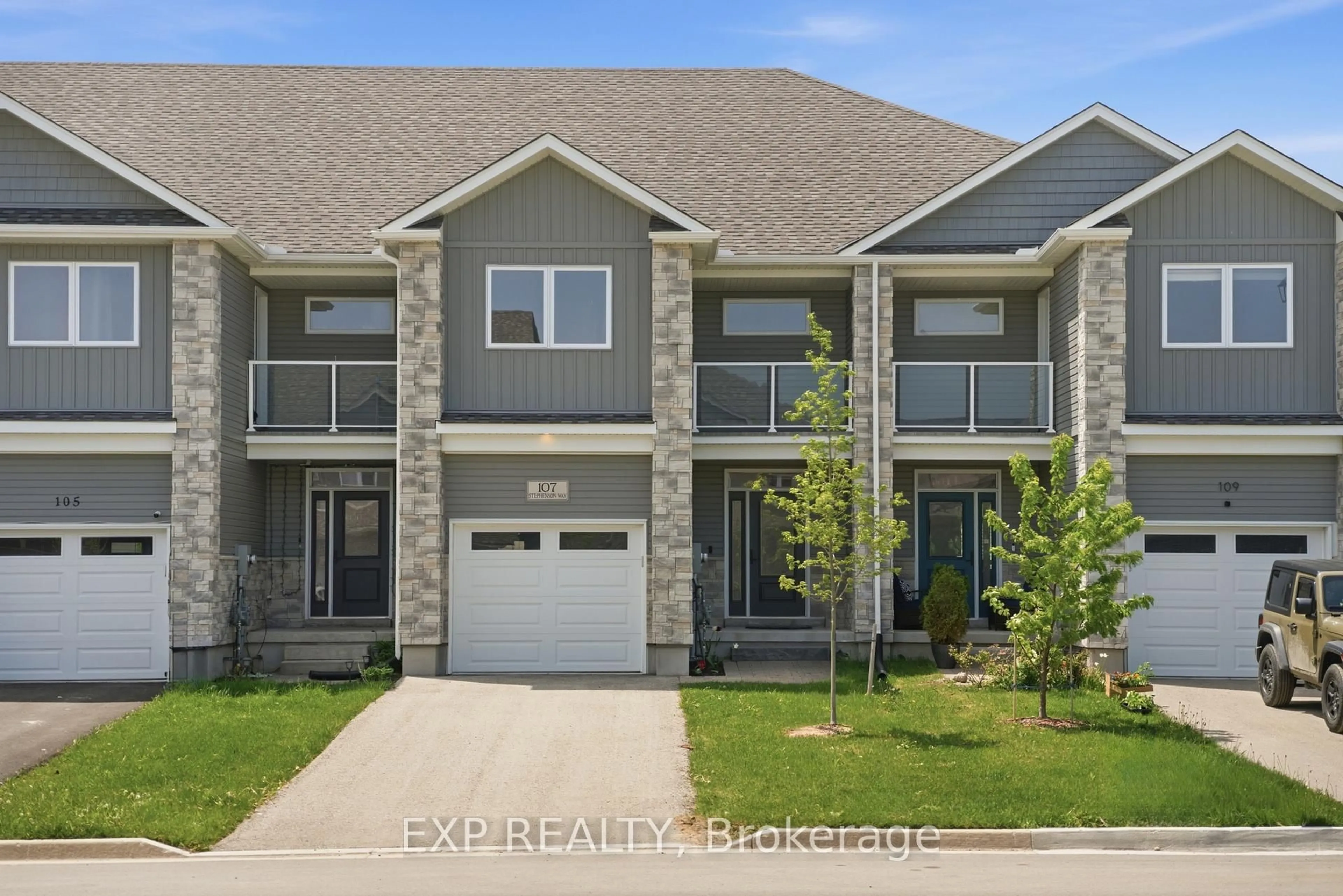 Home with brick exterior material, street for 107 Stephenson Way, Minto Ontario N0G 2P0