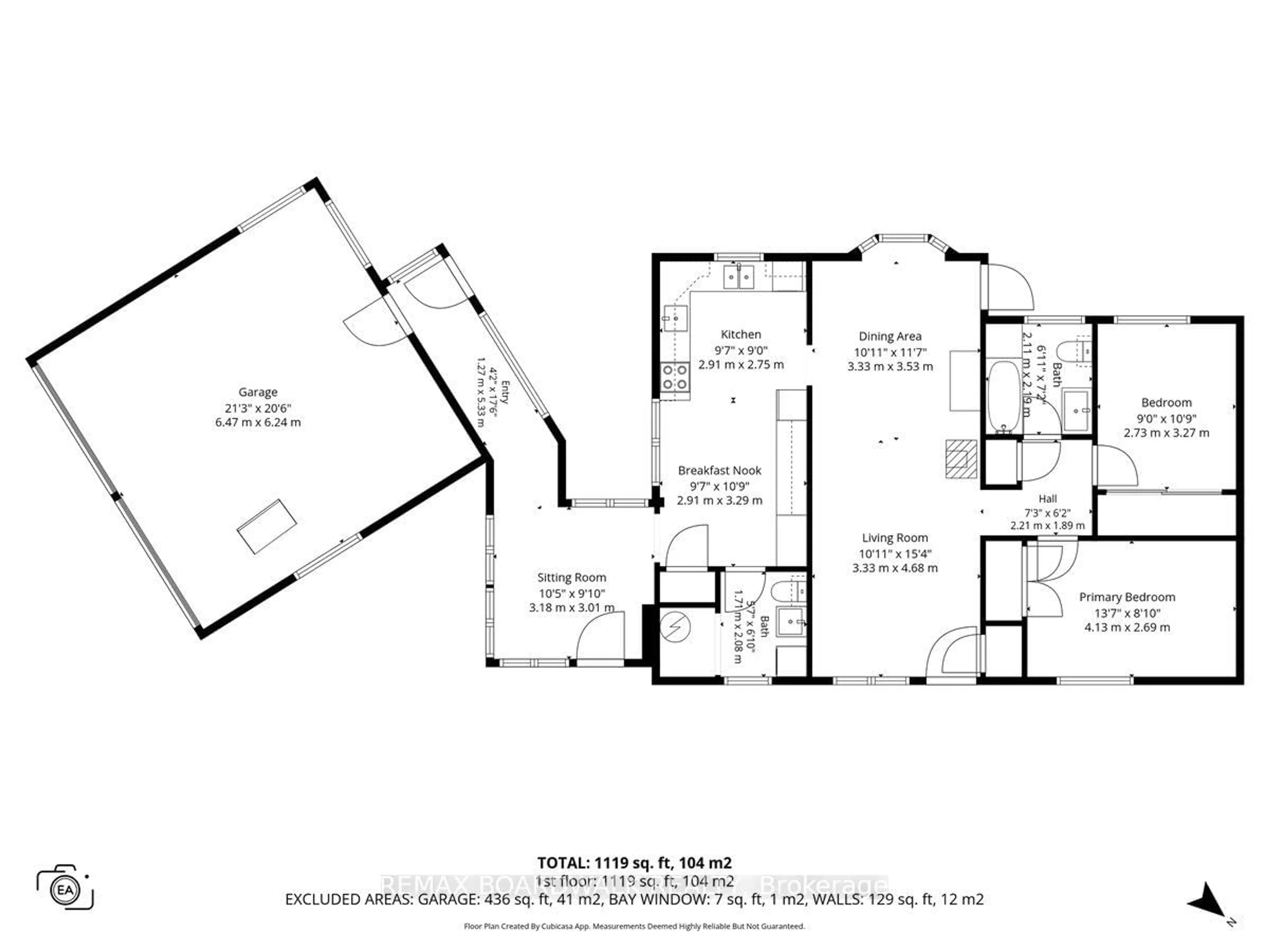 Floor plan for 32 Martin St, Almonte Ontario K0A 1A0