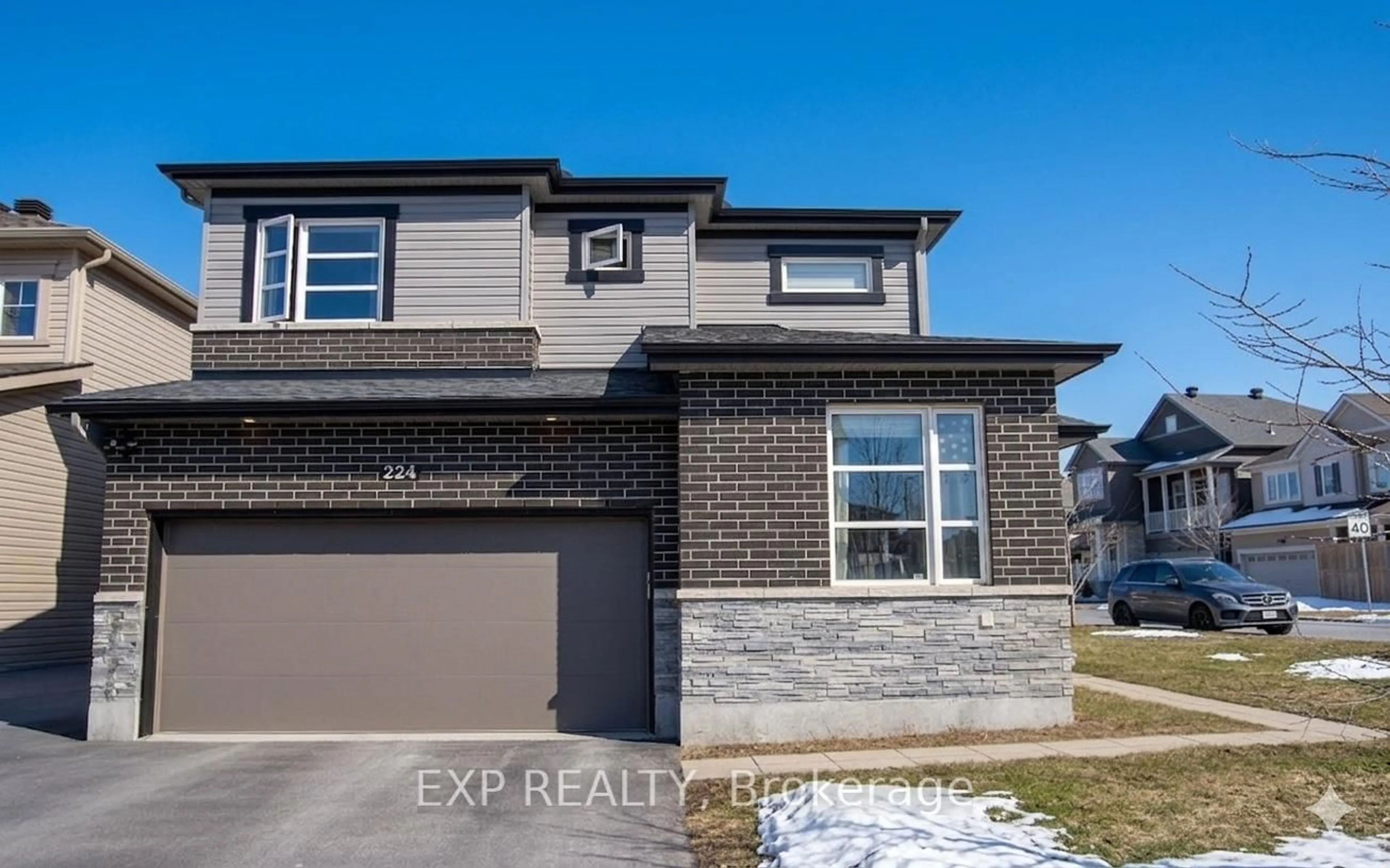 Home with brick exterior material, street for 224 Alex Polowin Ave, Ottawa Ontario K2J 6E7