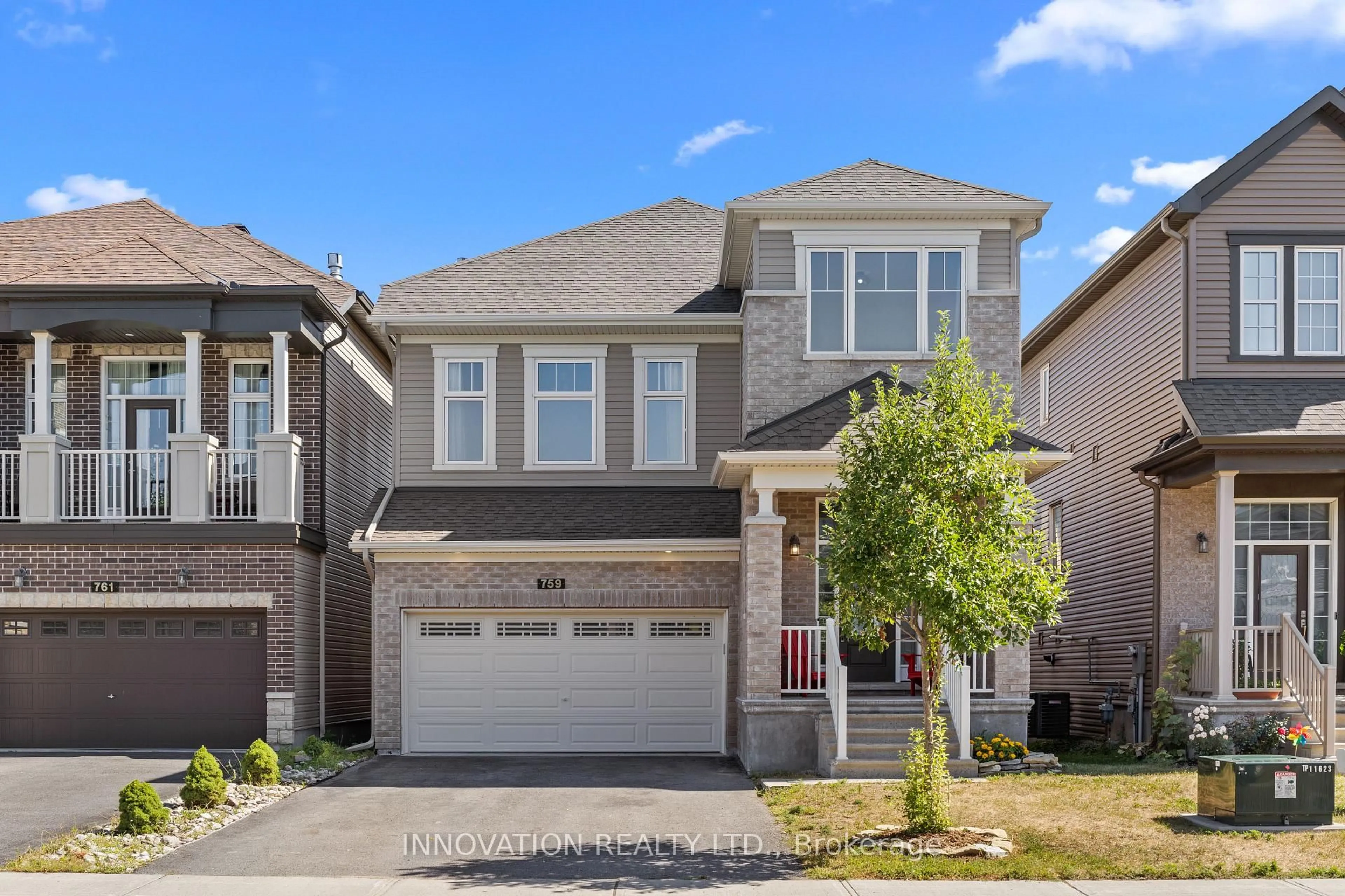 Home with brick exterior material, street for 759 Samantha Eastop Ave, Ottawa Ontario K2S 2E6