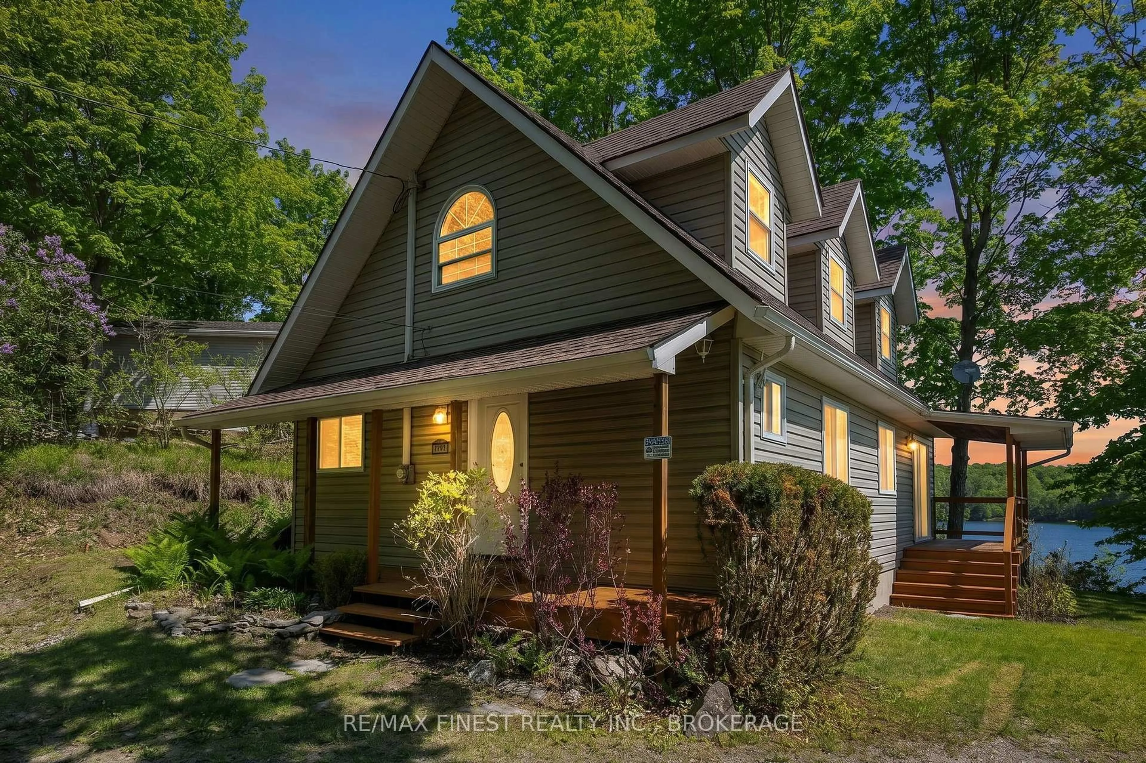Home with vinyl exterior material, street for 308C Henry Lane, Godfrey Ontario K0H 1T0