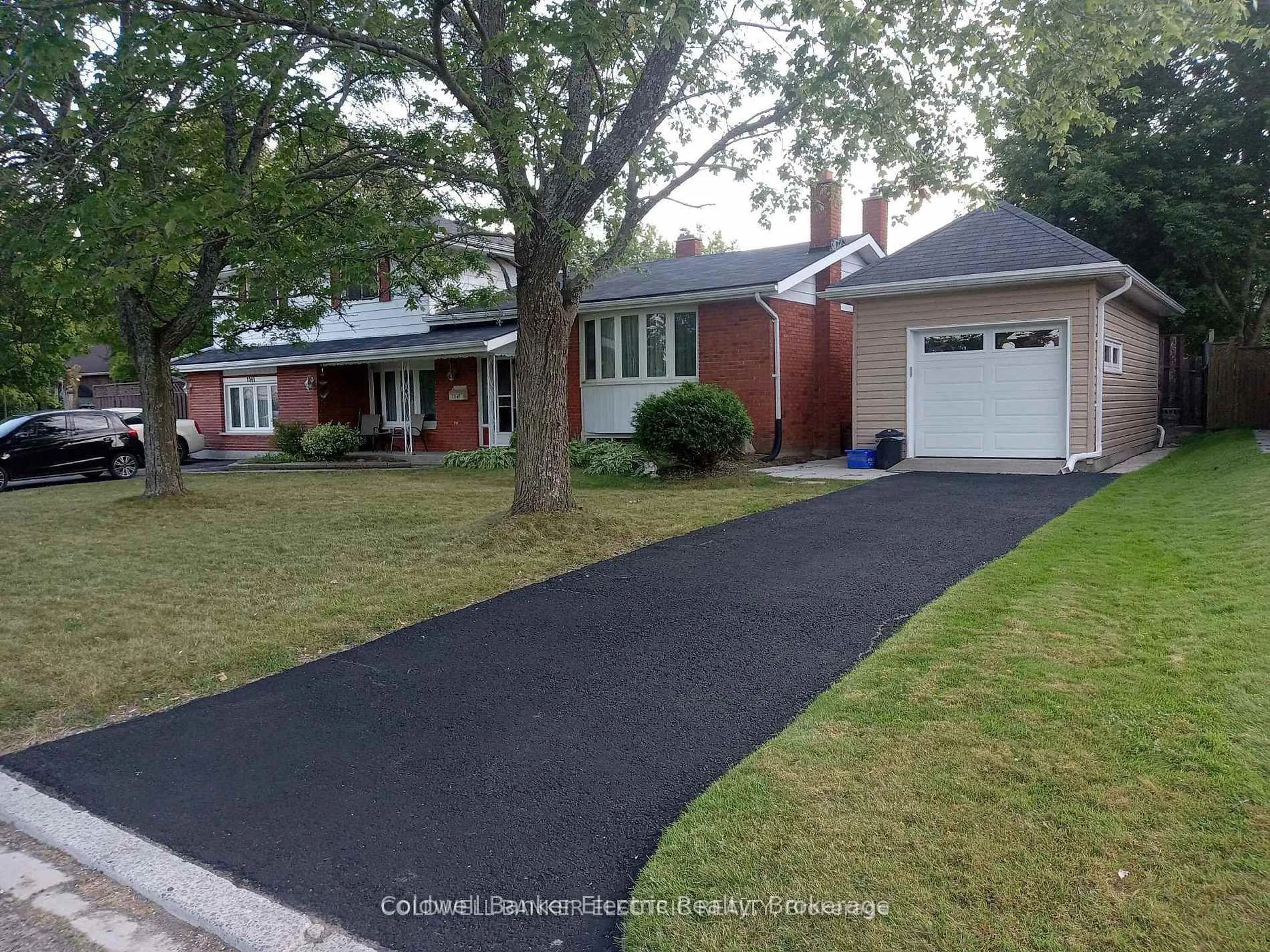 Home with vinyl exterior material, street for 1341 Heather Lane, Peterborough Ontario K9J 7N1