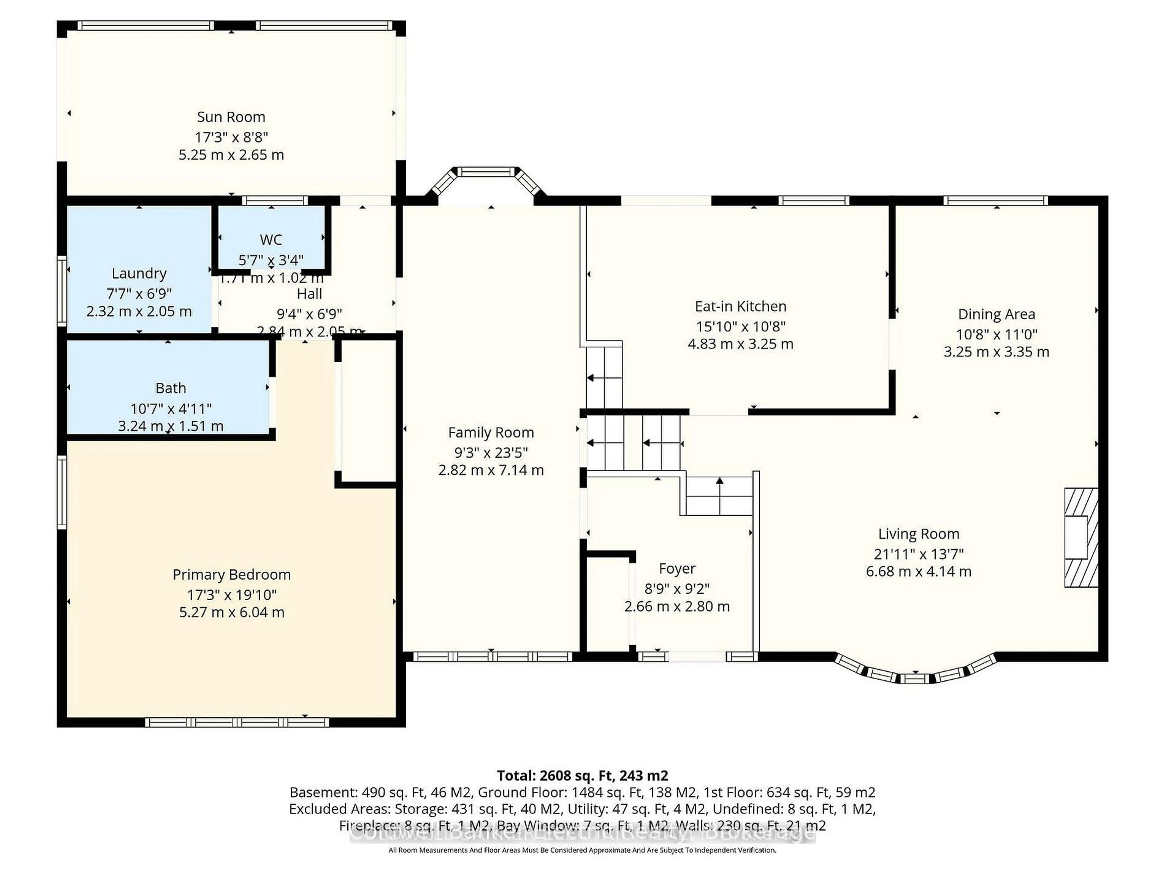 Floor plan for 1341 Heather Lane, Peterborough Ontario K9J 7N1