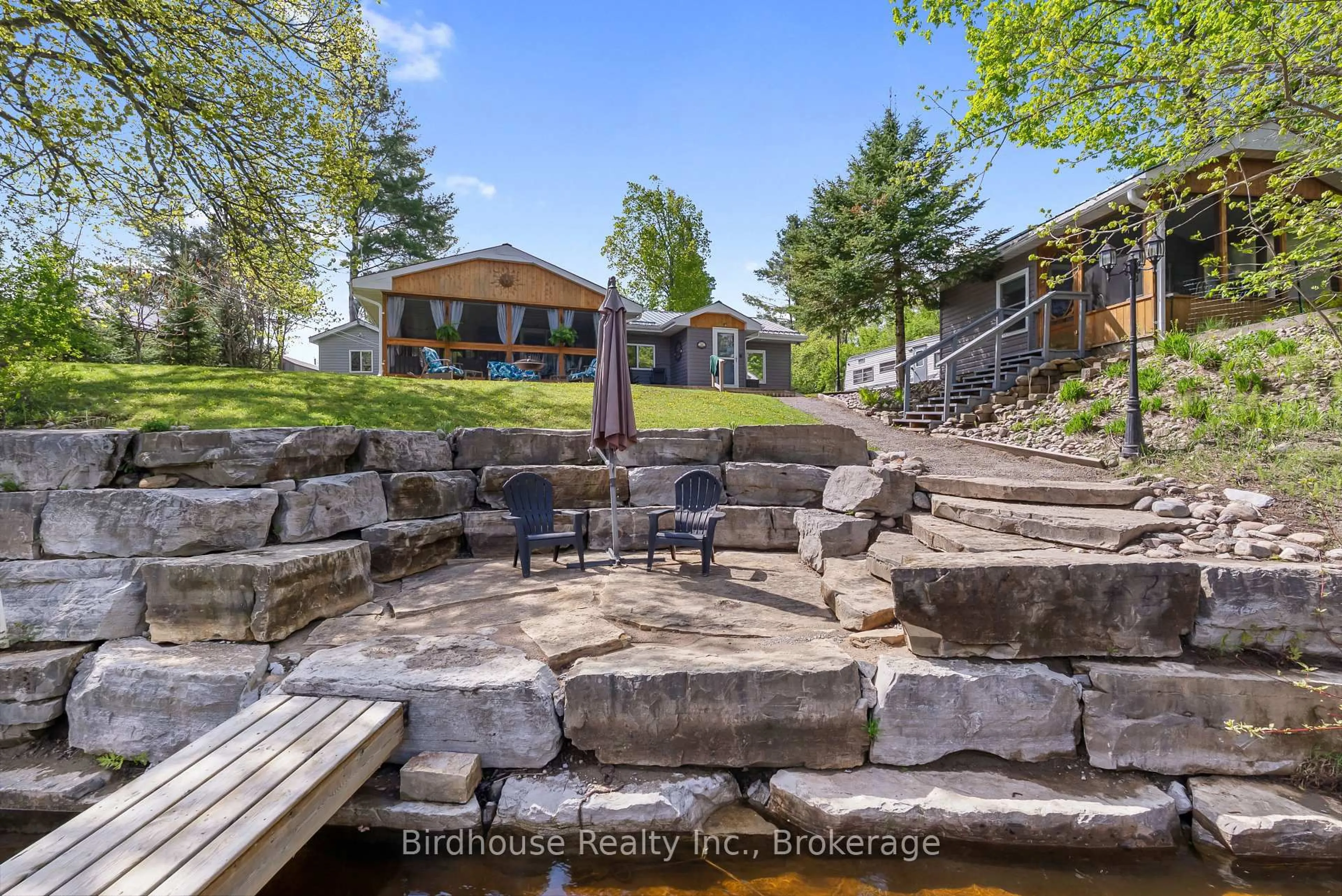 Patio, water/lake/river/ocean view for 57 Crooked Crt, Kawartha Lakes Ontario K0M 1C0