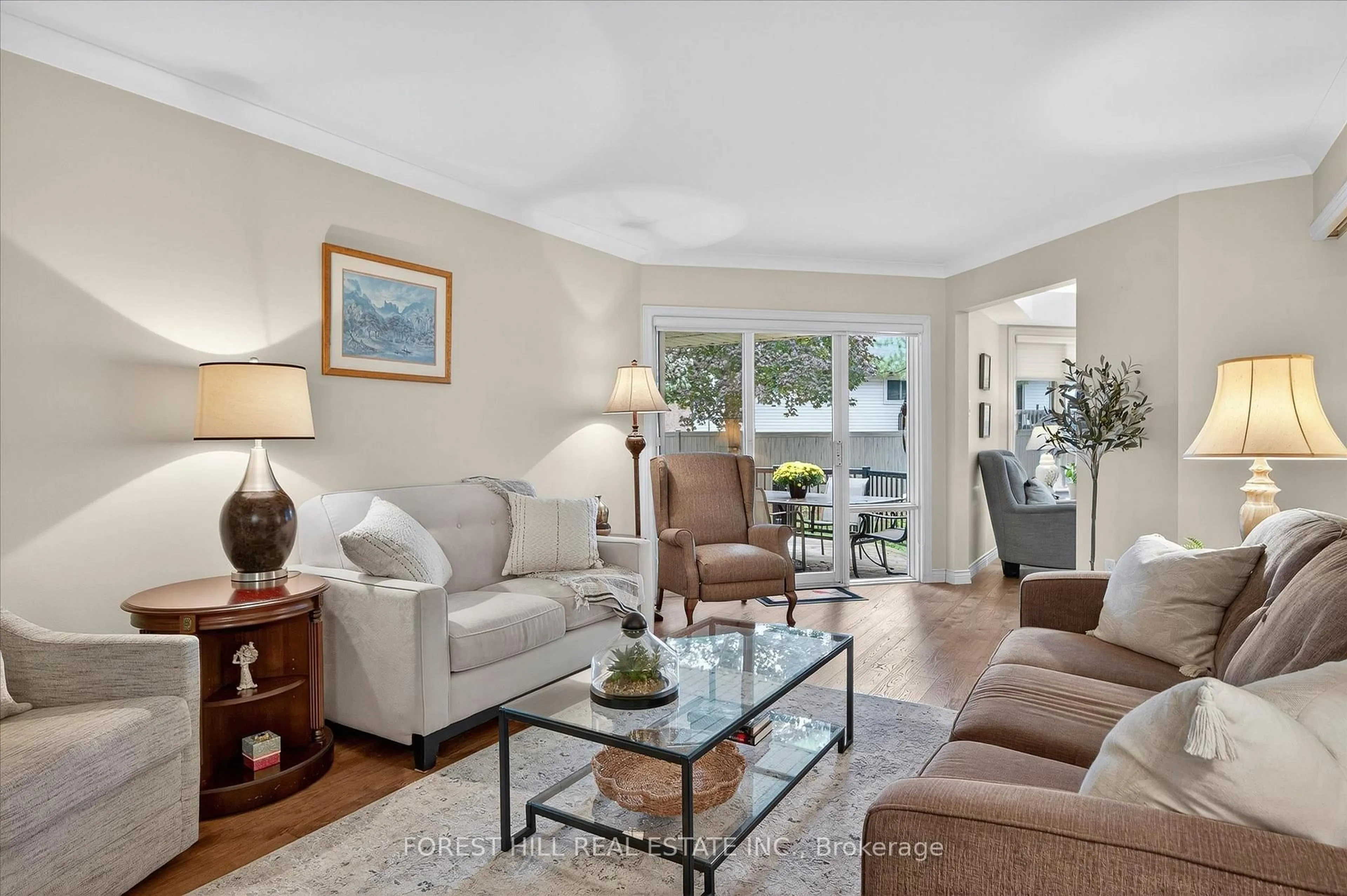 Living room with furniture, unknown for 1121 Armour Rd #35, Peterborough Ontario K9J 6Y1