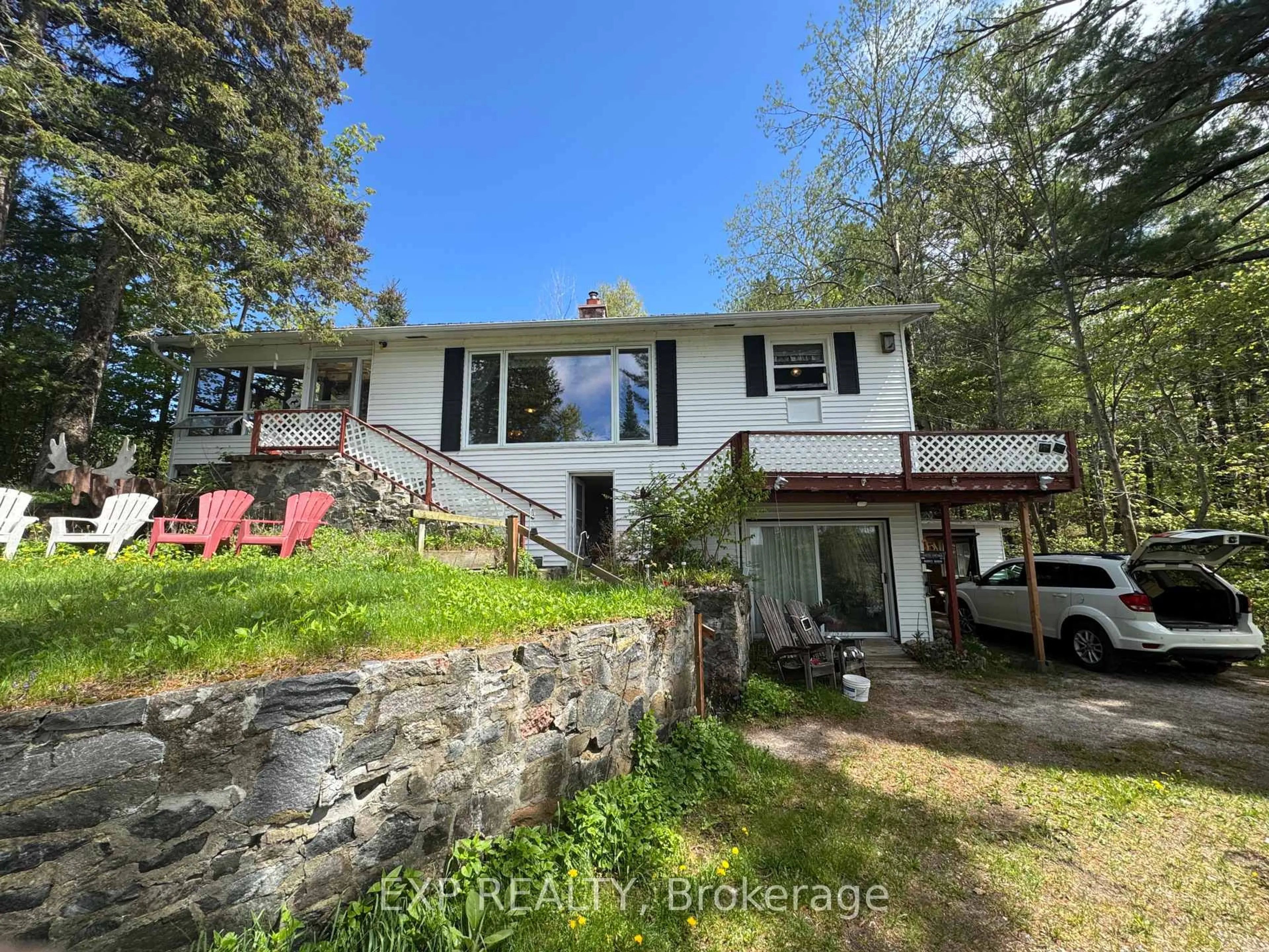 A pic from outside/outdoor area/front of a property/back of a property/a pic from drone, water/lake/river/ocean view for 72B Bridge St, Denbigh Ontario K0H 1L0