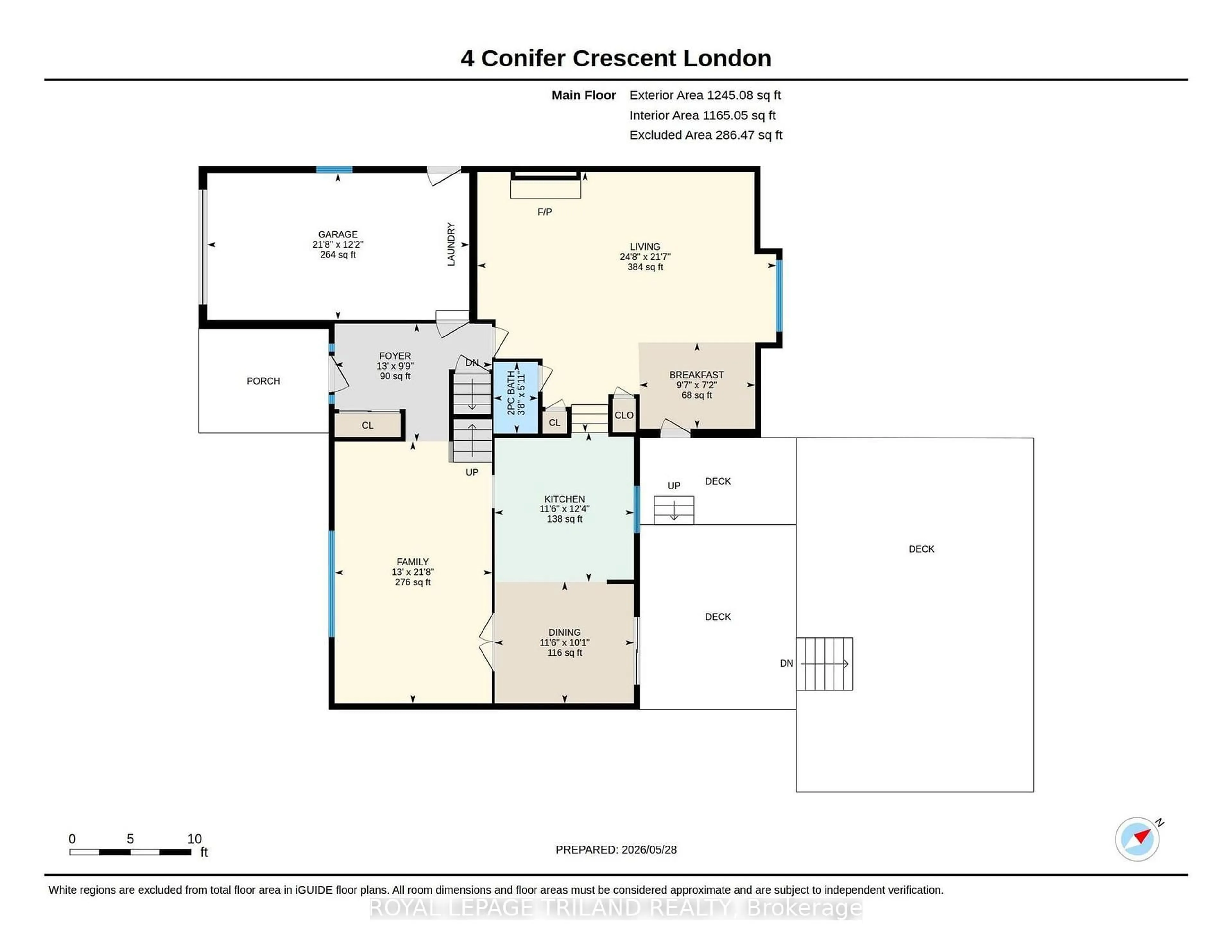 Floor plan for 4 CONIFER Cres, London South Ontario N6K 2V2