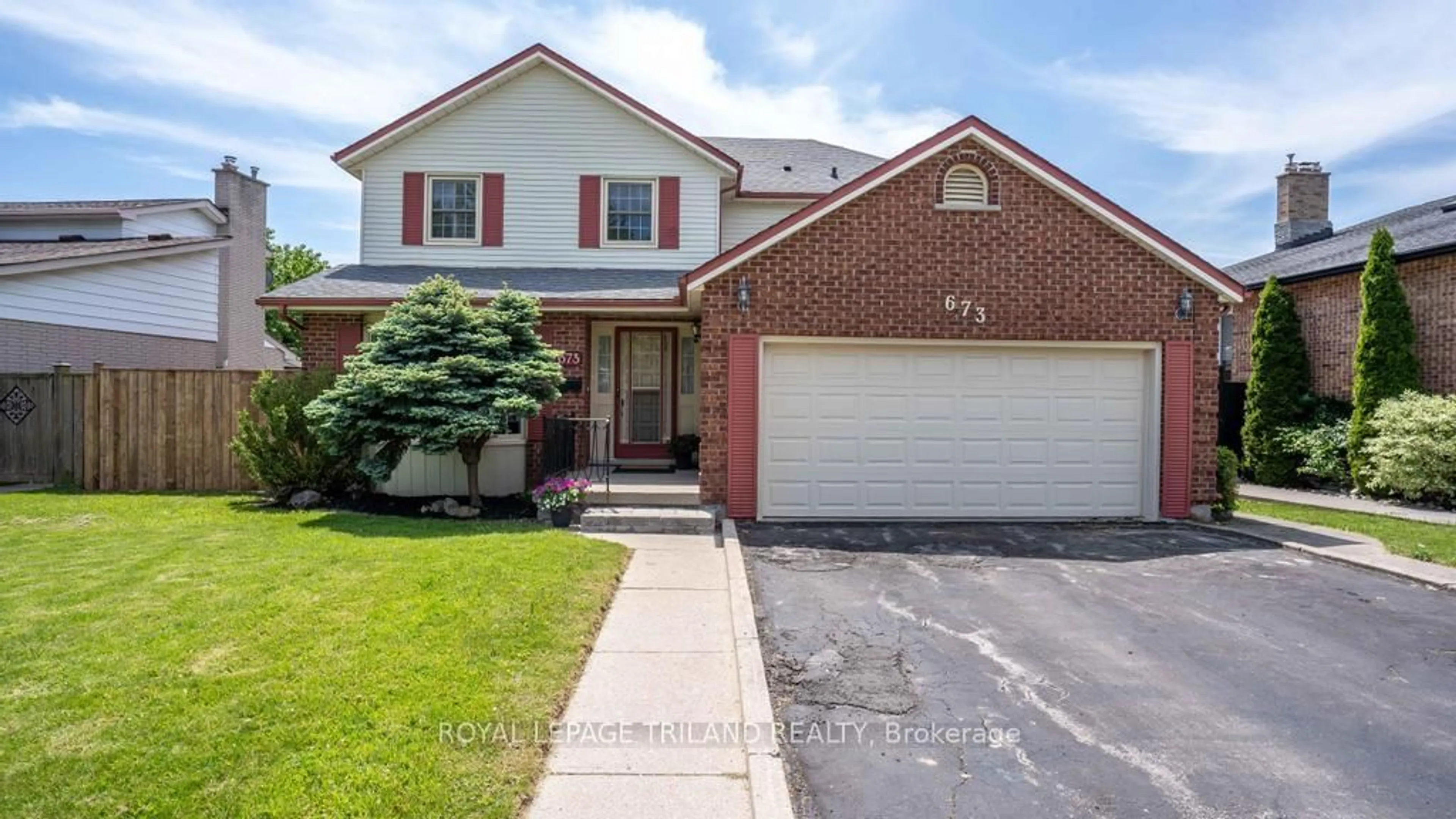 Home with brick exterior material, street for 673 UPPER QUEEN St, London South Ontario N6C 5C3