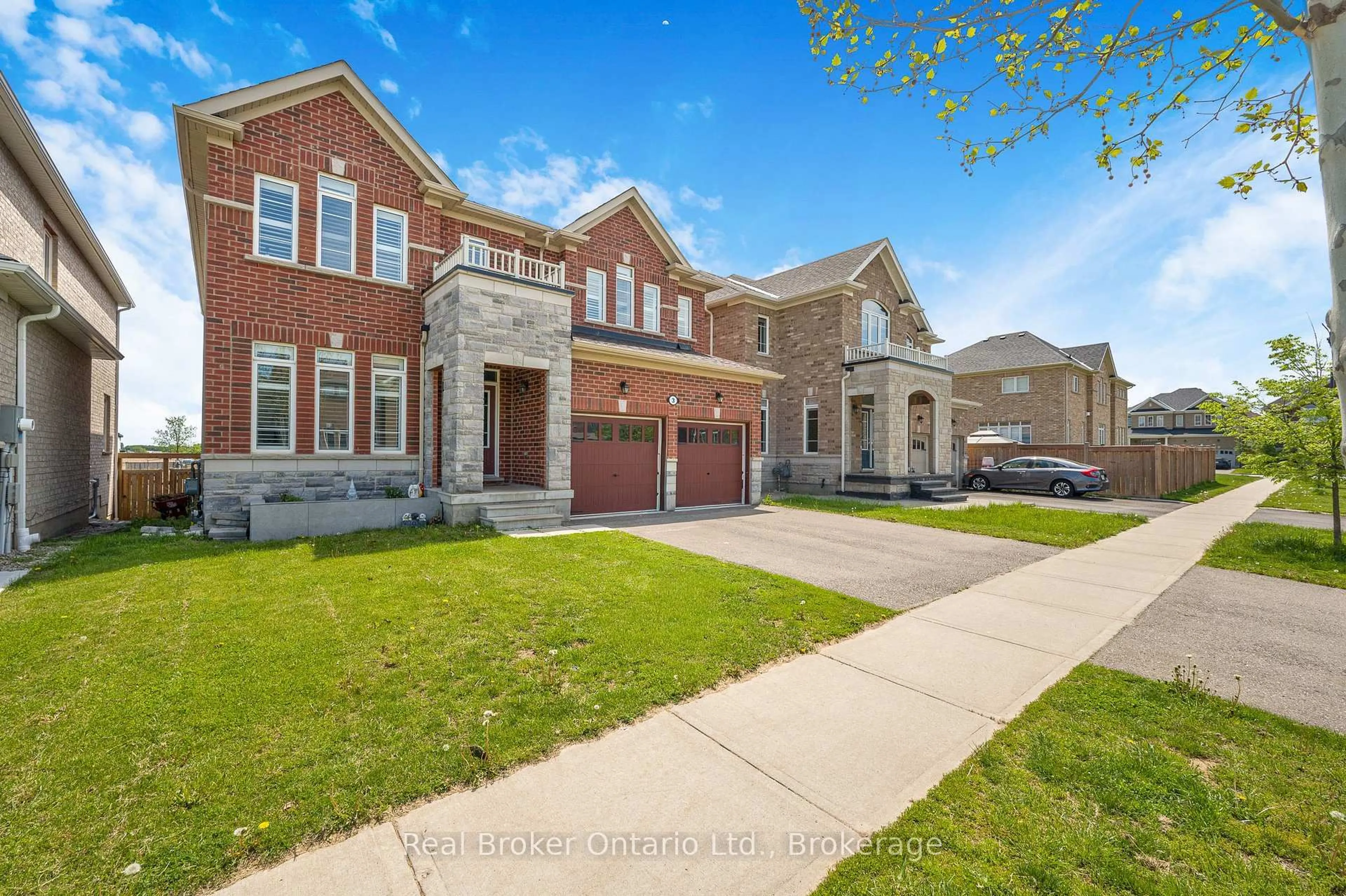 Home with brick exterior material, street for 3 Newbrook St, Brant Ontario N3L 3E2