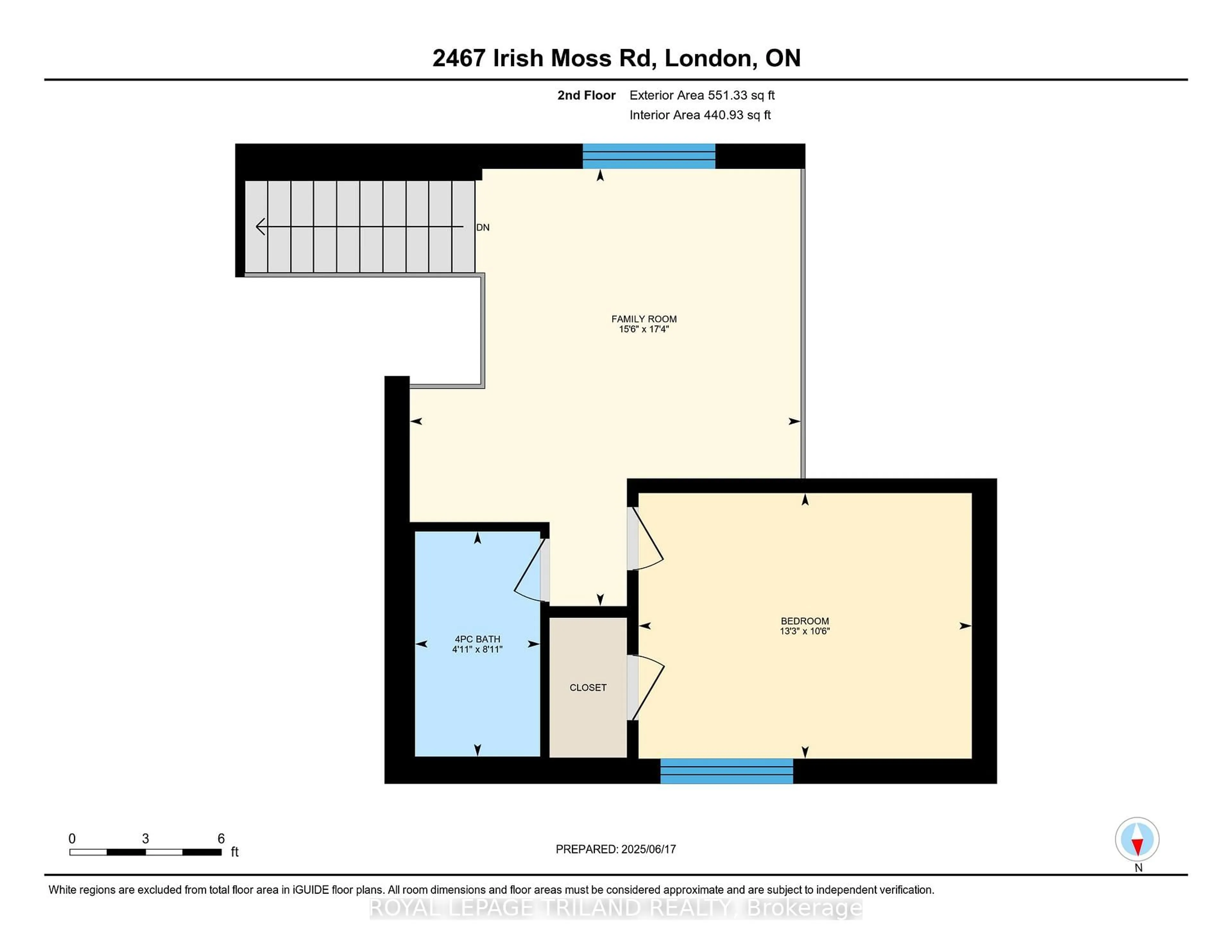 Floor plan for 2467 Irish Moss Rd, London South Ontario N6M 0A2
