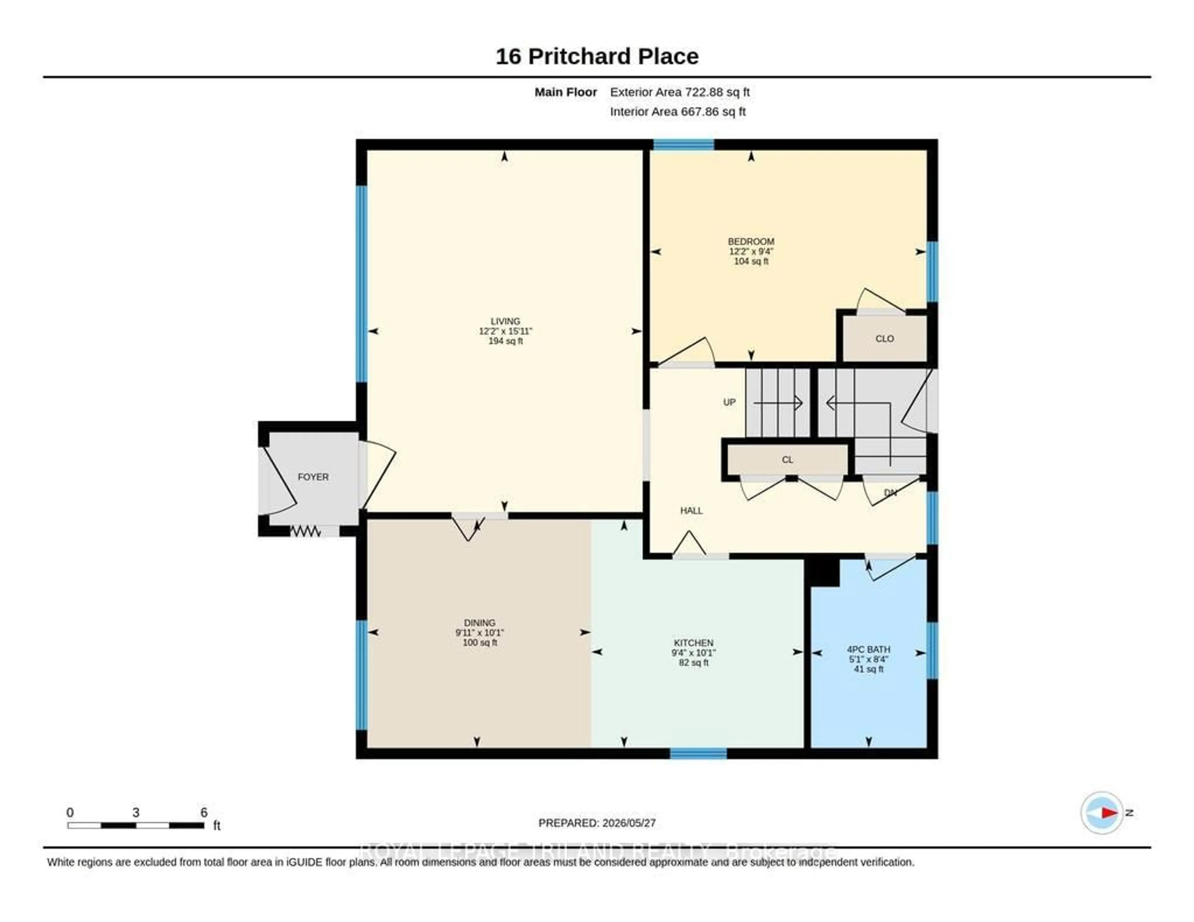 Floor plan for 16 Pritchard Pl, London East Ontario N5W 2J2