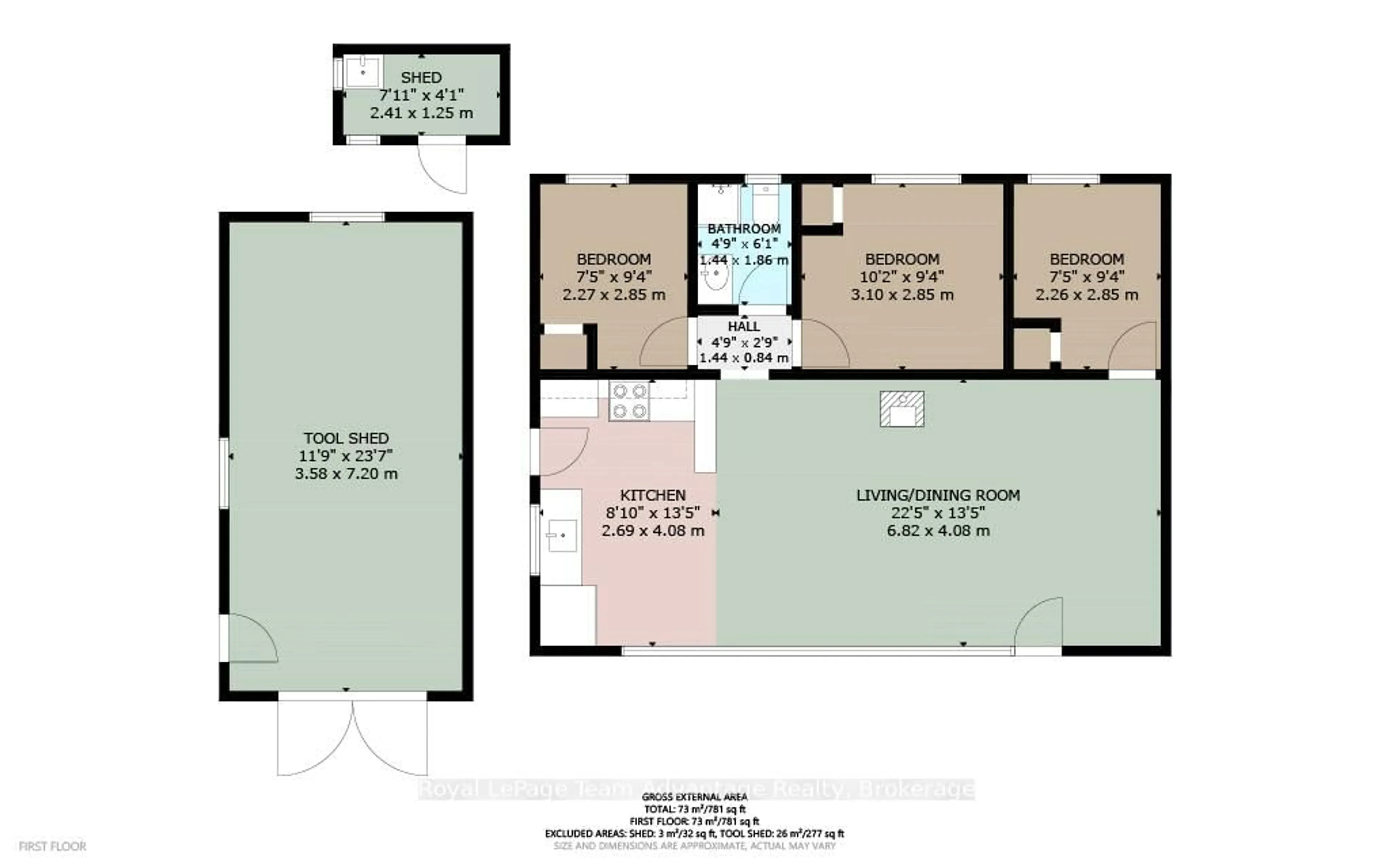 Floor plan for 74 Harris Lake Water, Parry Sound Remote Area Ontario P0G 1K0