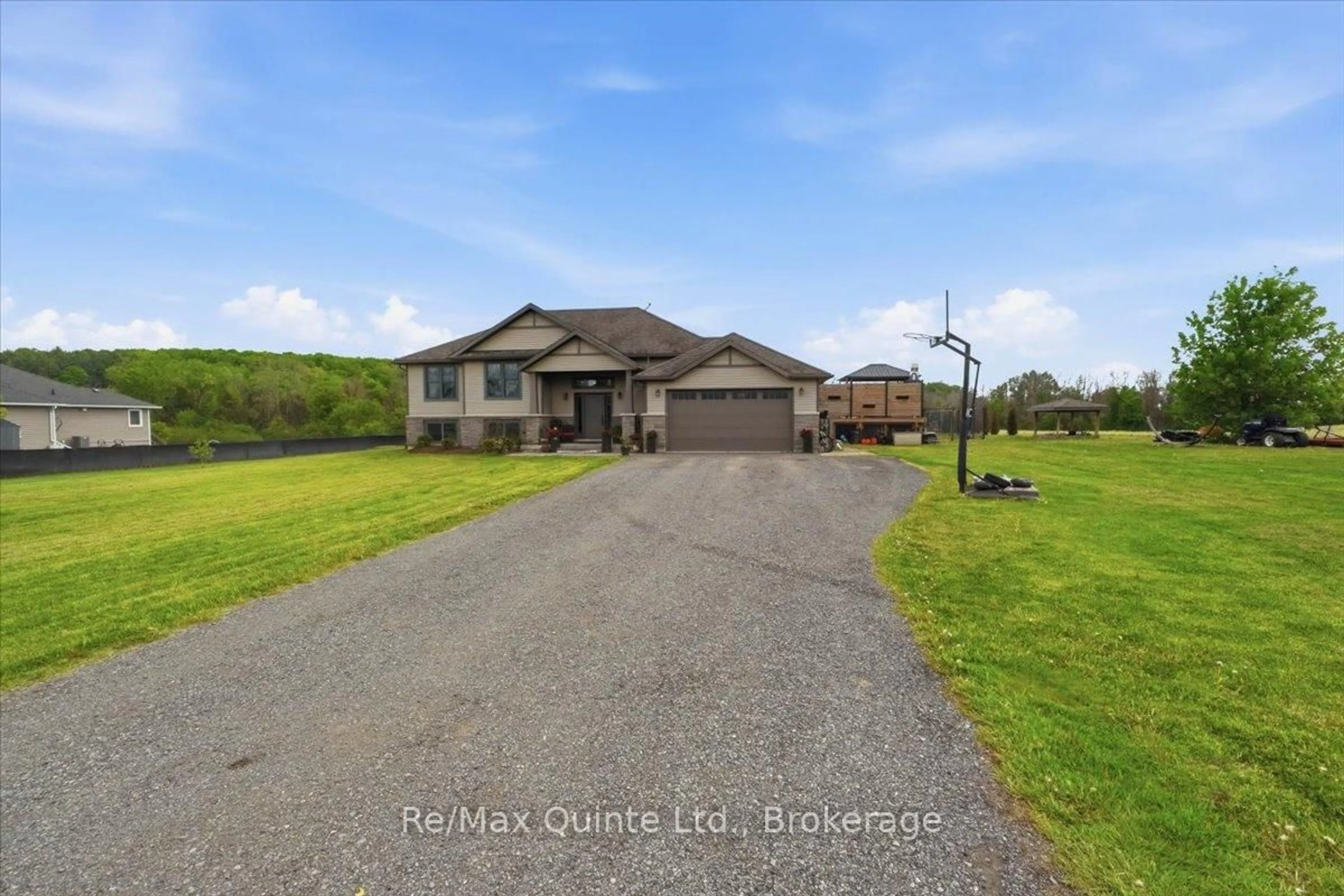 A pic from outside/outdoor area/front of a property/back of a property/a pic from drone, water/lake/river/ocean view for 528 Willet Rd, Belleville Ontario K0K 2Y0