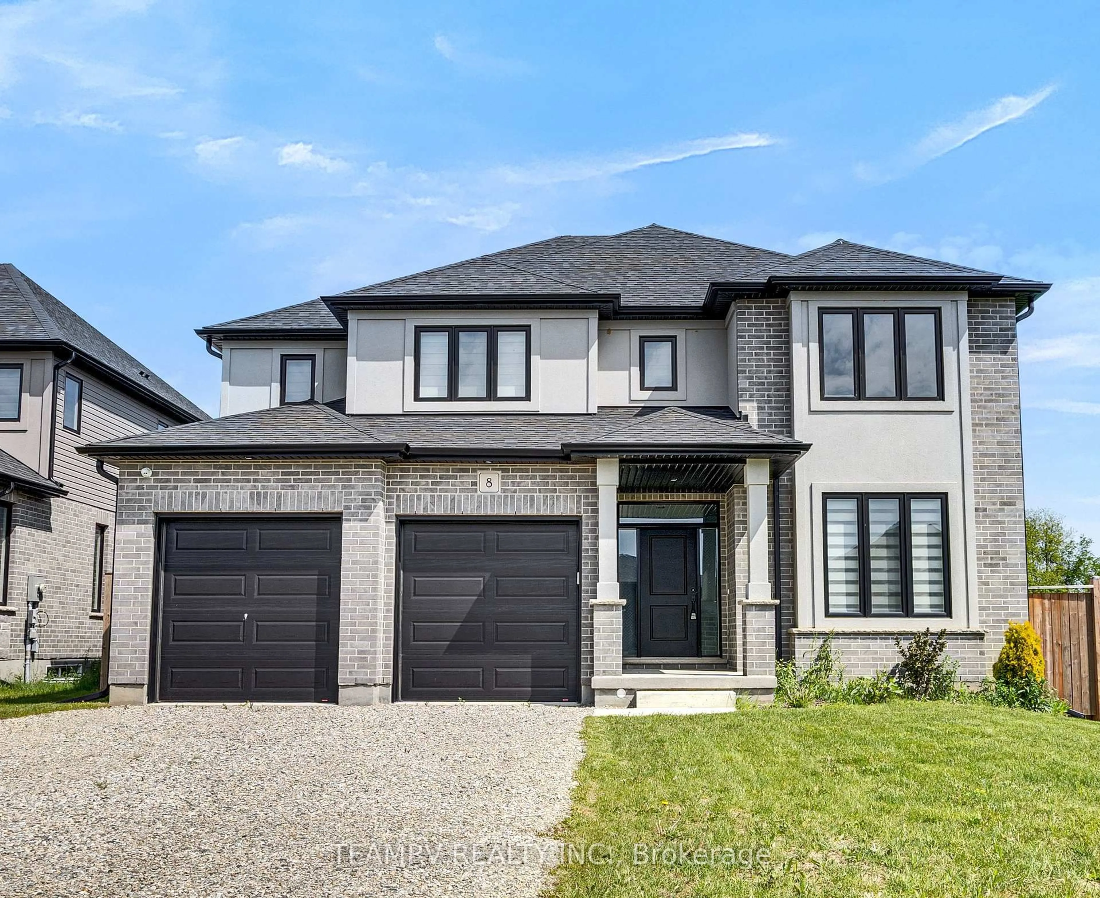 Home with brick exterior material, street for 8 Sycamore Dr, Tillsonburg Ontario N4G 5S3