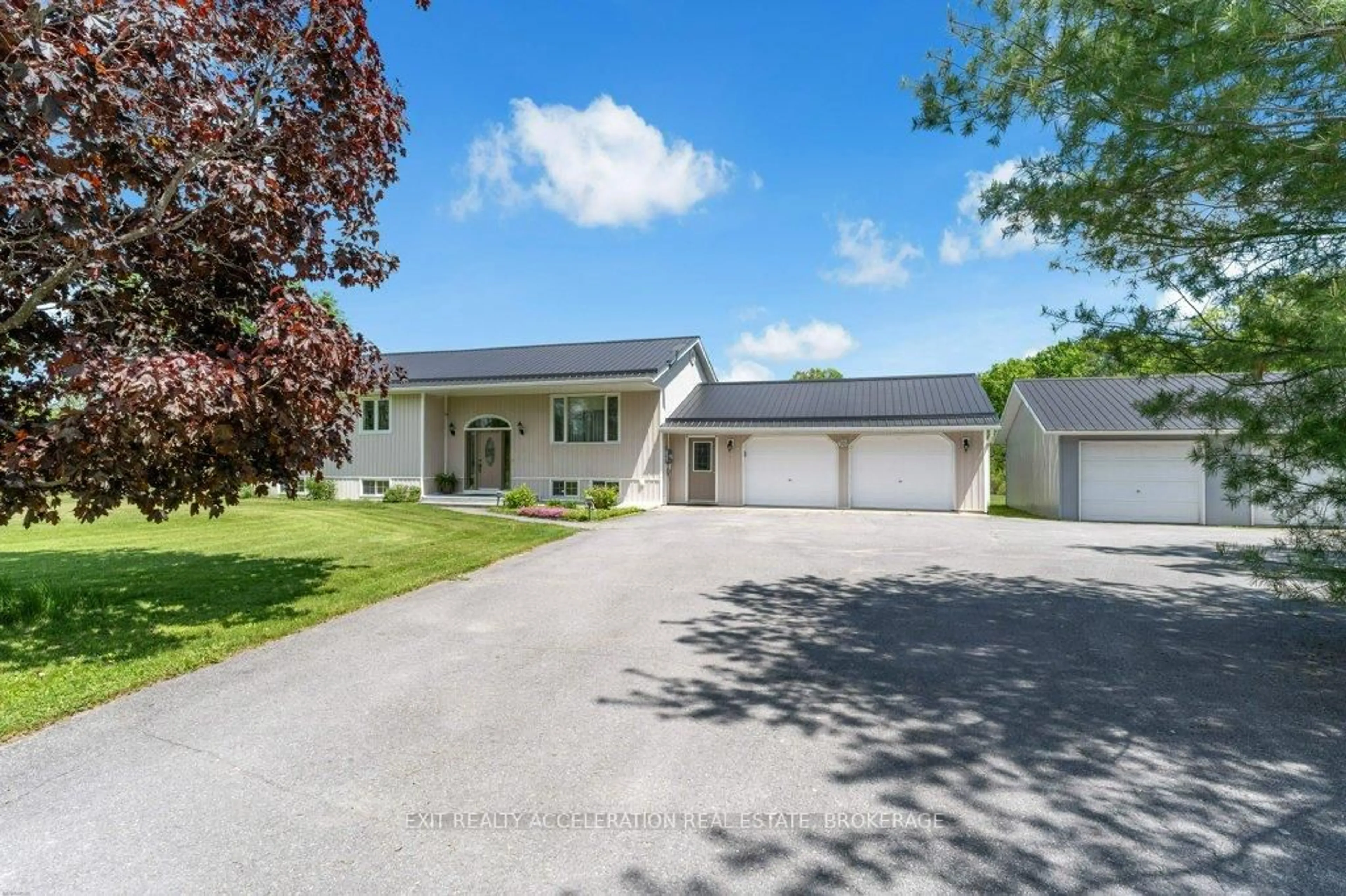 A pic from outside/outdoor area/front of a property/back of a property/a pic from drone, street for 1225 Shibauga Rd, Tamworth Ontario K0K 3G0