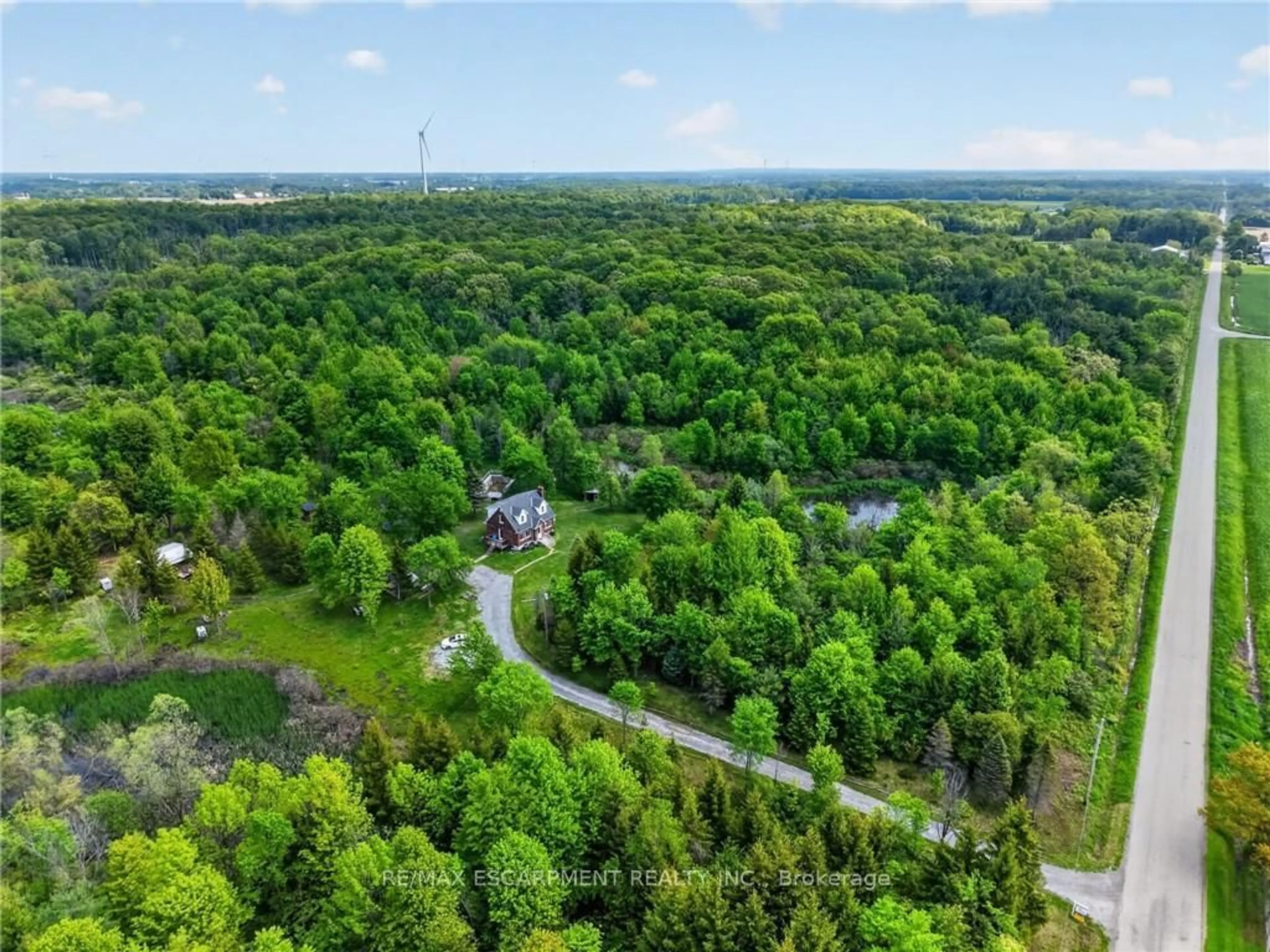 A pic from outside/outdoor area/front of a property/back of a property/a pic from drone, forest/trees view for 64566 CONCESSION 6 Rd, Wainfleet Ontario L0R 2J0